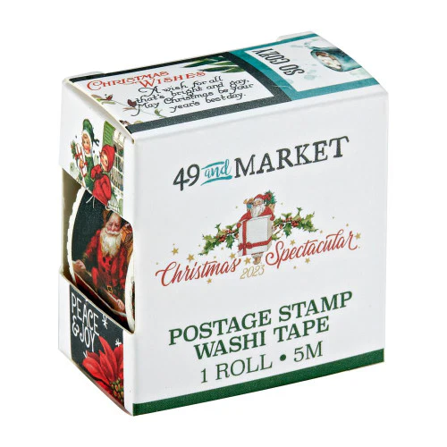 49 and Market Christmas Spectacular Postage Stamp Washi Tape - Image 2