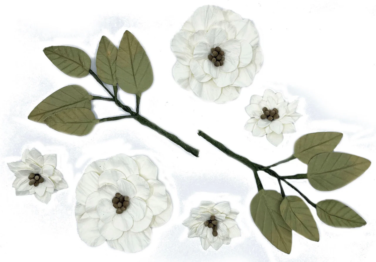 49 and Market Majestic Bouquet Ivory Flowers - Image 2