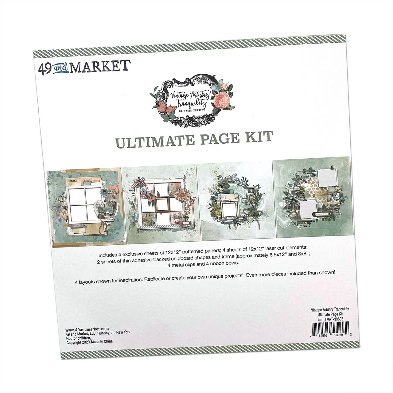 49 and Market Vintage Artistry Tranquility Ultimate Page Kit