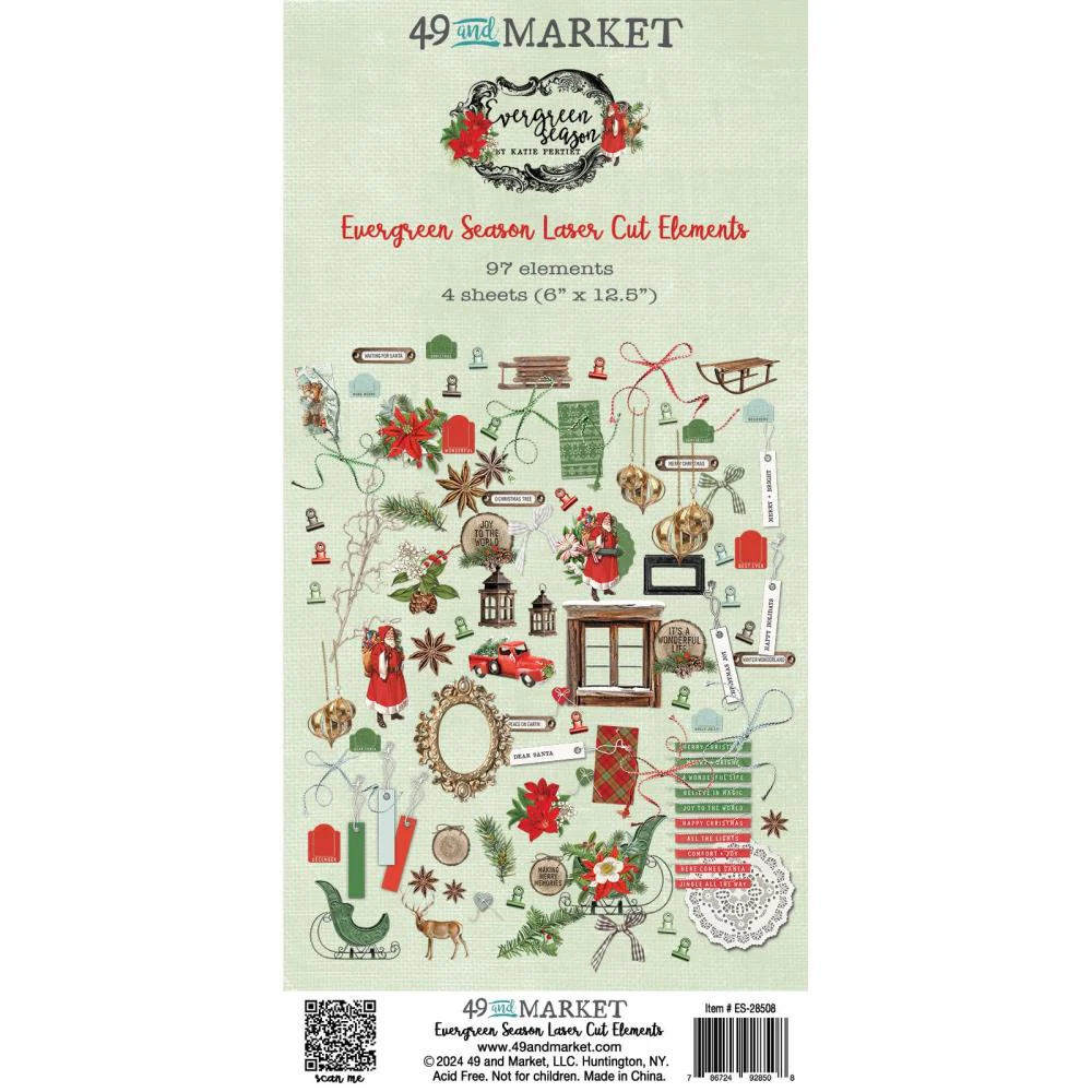49 & Market Evergreen Season General Laser Cut Elements - Image 2