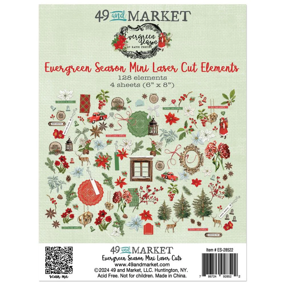 49 & Market Evergreen Season Mini Laser Cut Elements - Image 2