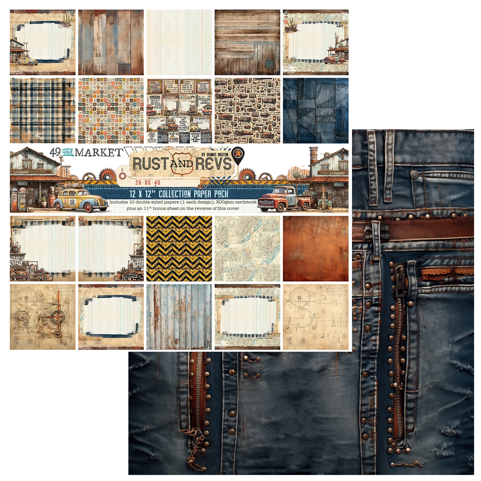 49 & Market Rust and Revs 12x12 Collection Pack - Image 2