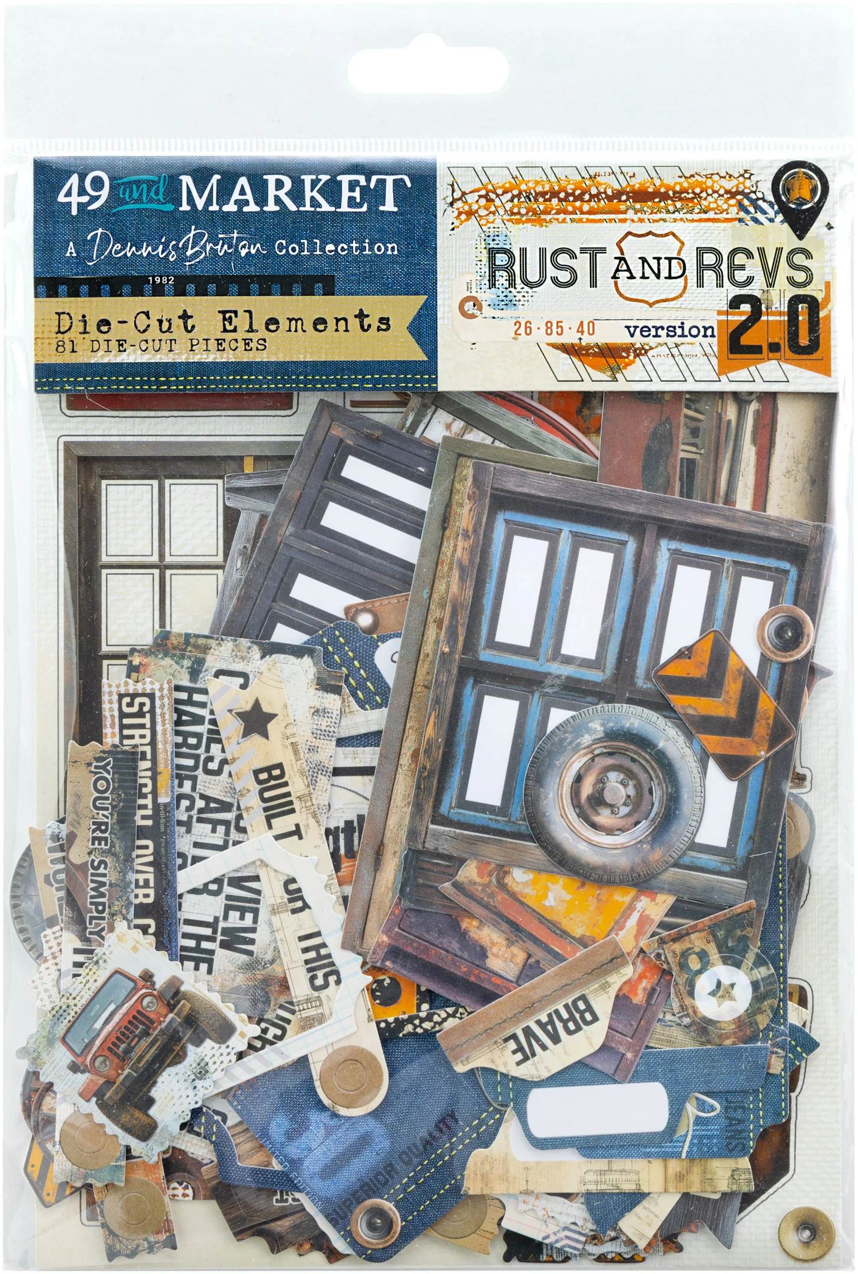 49 & Market Rust & Revs 2.0 Die-Cut Elements - Image 2
