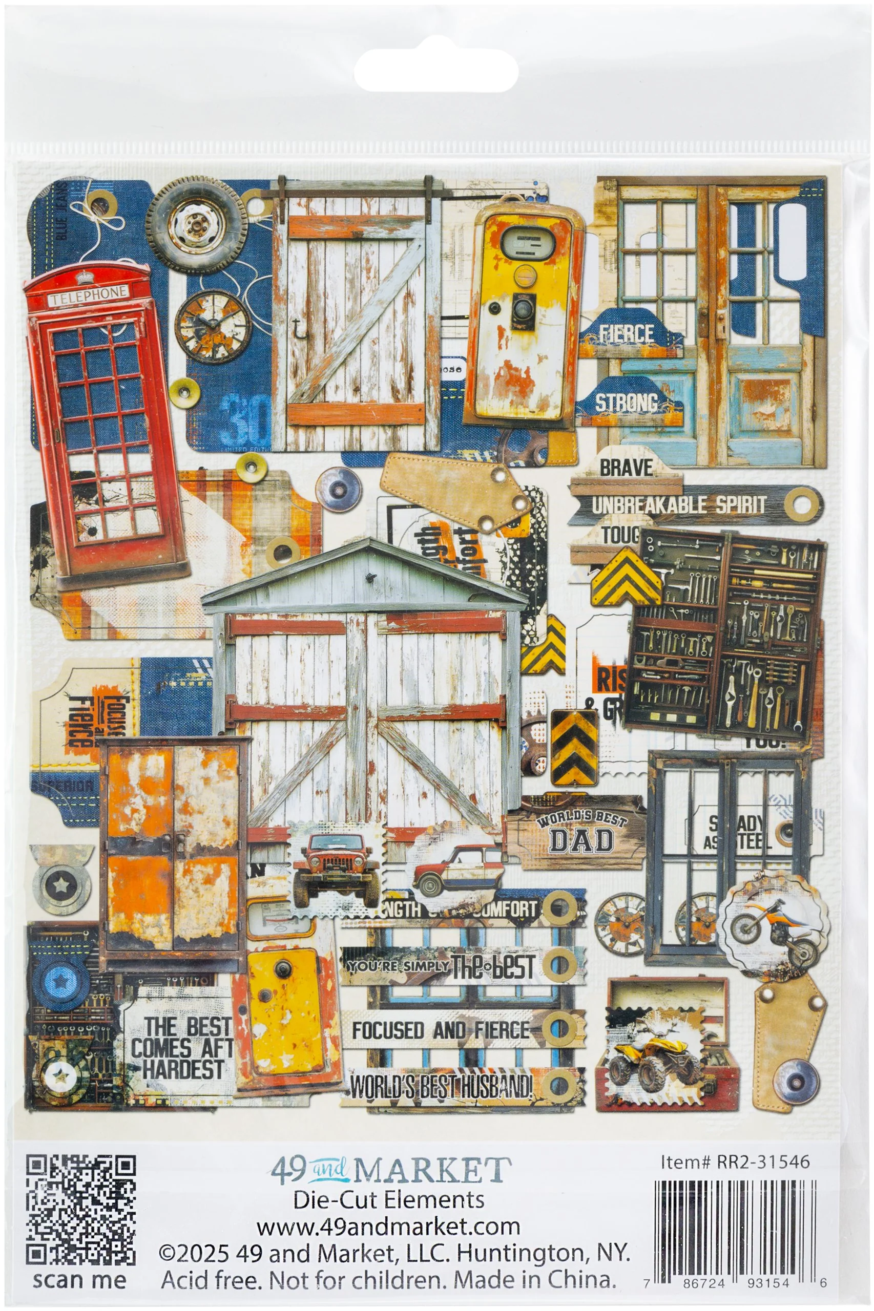 49 & Market Rust & Revs 2.0 Die-Cut Elements - Image 3