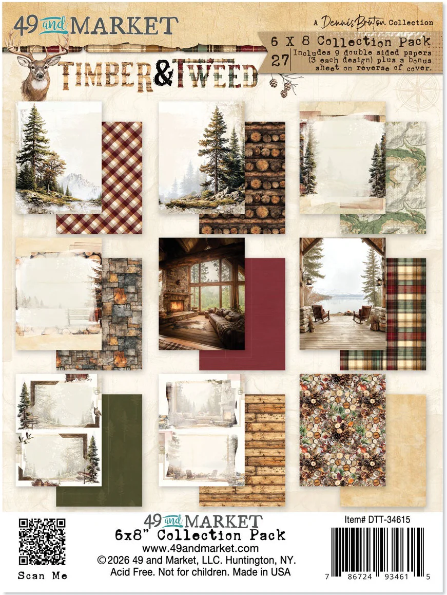 49 & Market Timber & Tweed 6 x 8 Collection Pack - Image 2