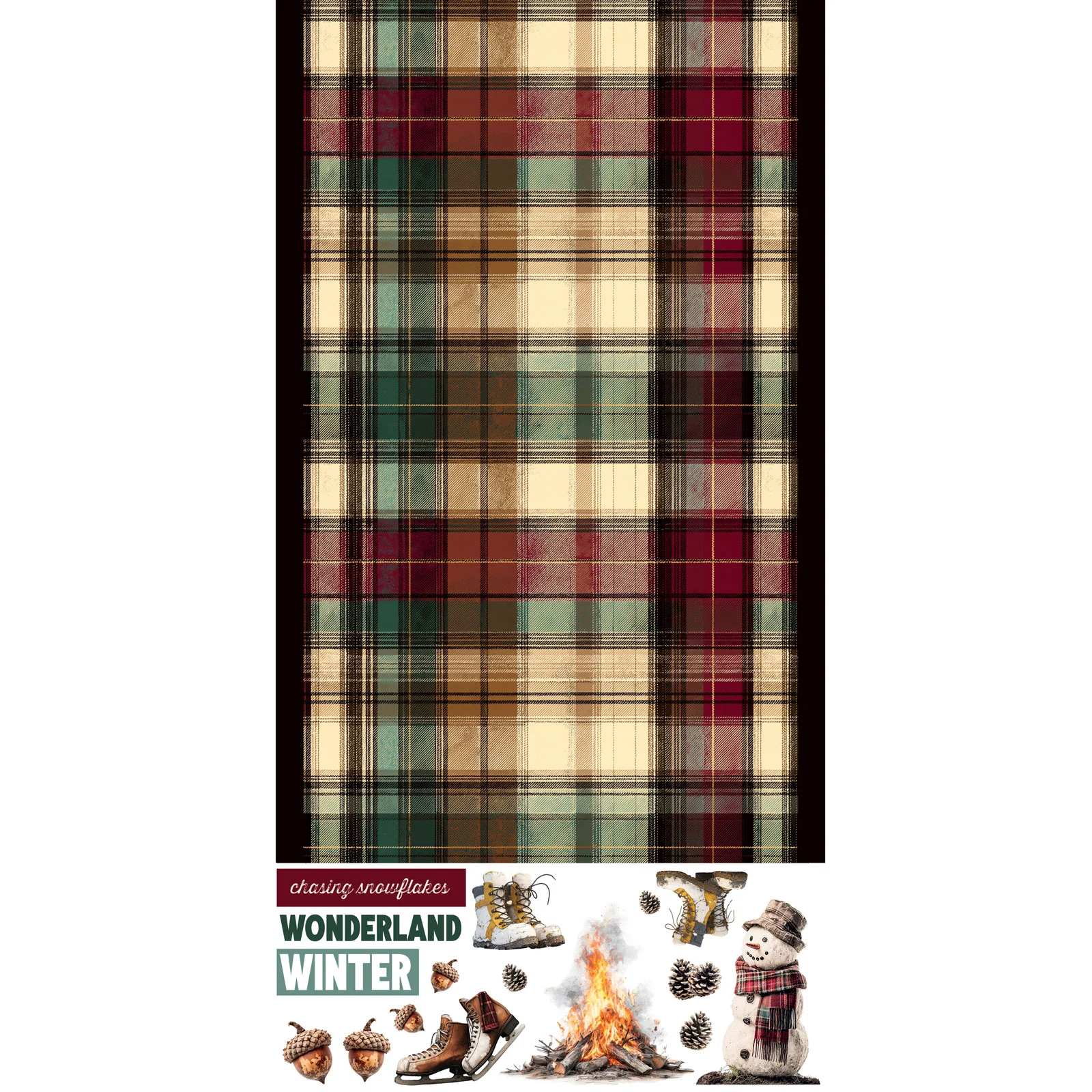 49 & Market Timber & Tweed Washi Tape Sheet Set - Image 2