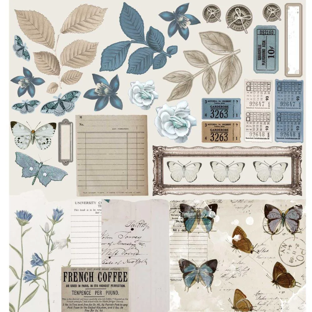 49 & Market Vintage Artistry Serenity - 12” x 12” Collection Pack - Image 2