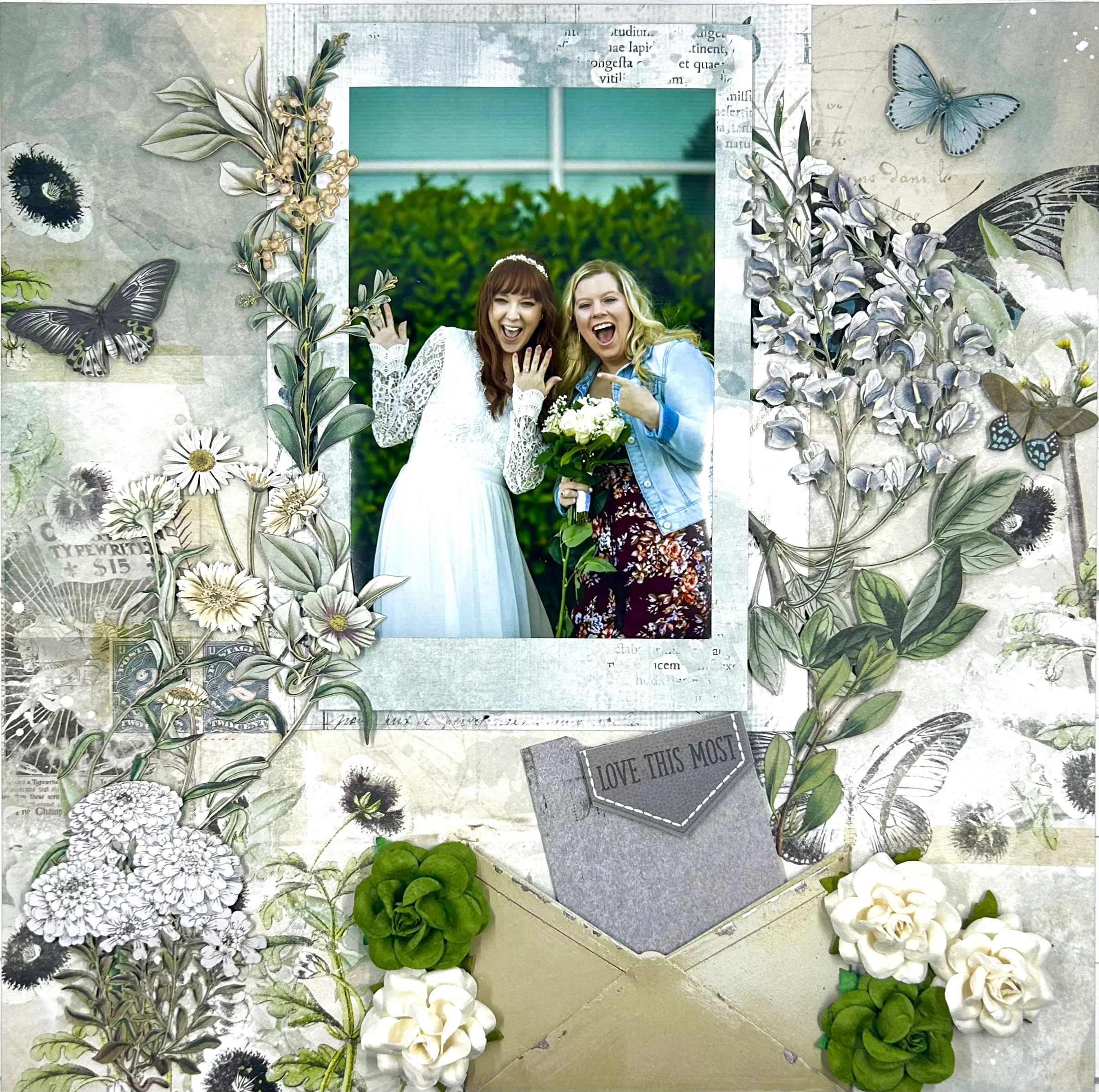 A Moonlit Garden 2-Page Layout - Image 2
