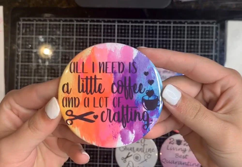 “All I Need” Pin-Back Button - Image 3