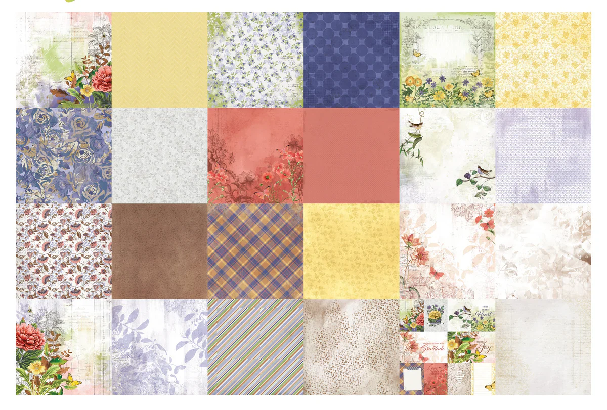 Arden Creative Studio Laurel Grove 12” x 12” Paper Pad - Image 2