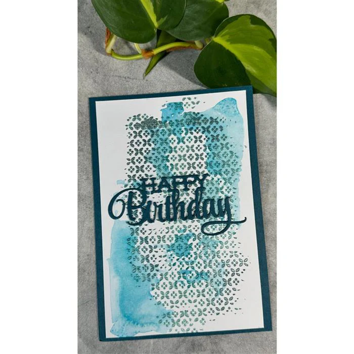 Arden Creative Studio - Stacked Sentiment Series - Happy Birthday Craft Die - Image 3