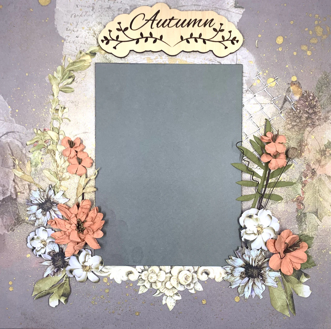 Autumn Blessings 2-Page Layout (Virtual Class 32) - Image 2