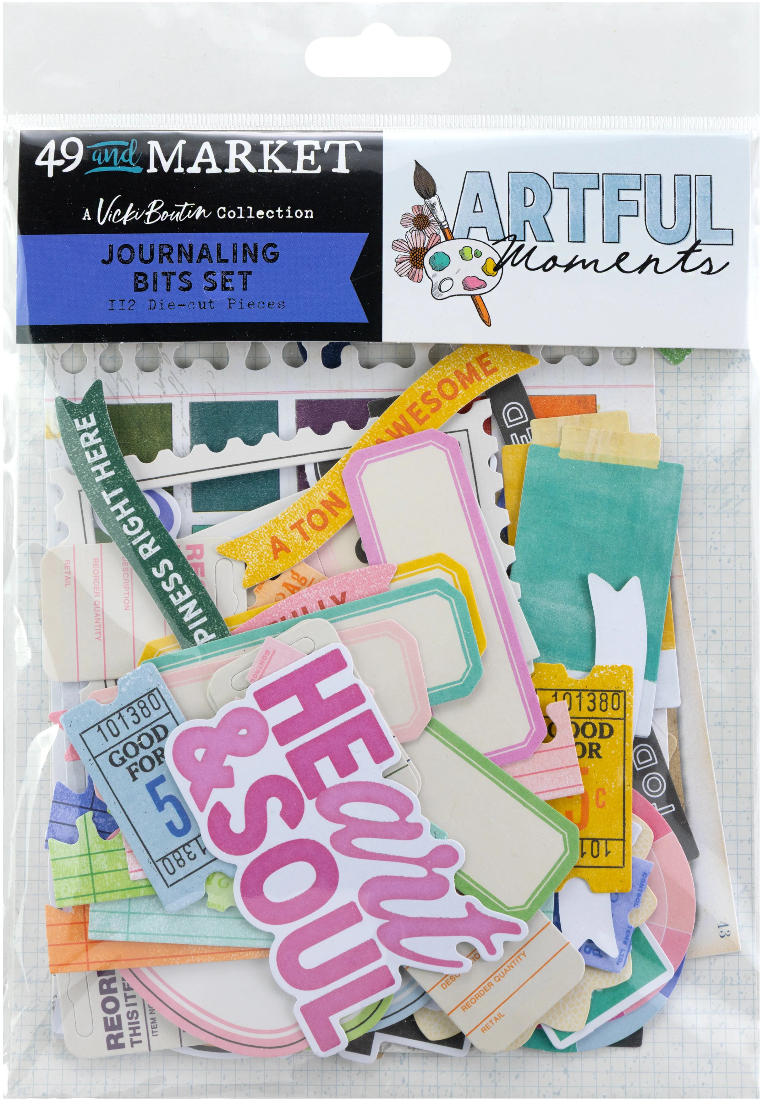49 & Market Artful Moments Journaling Bits Set - Image 2