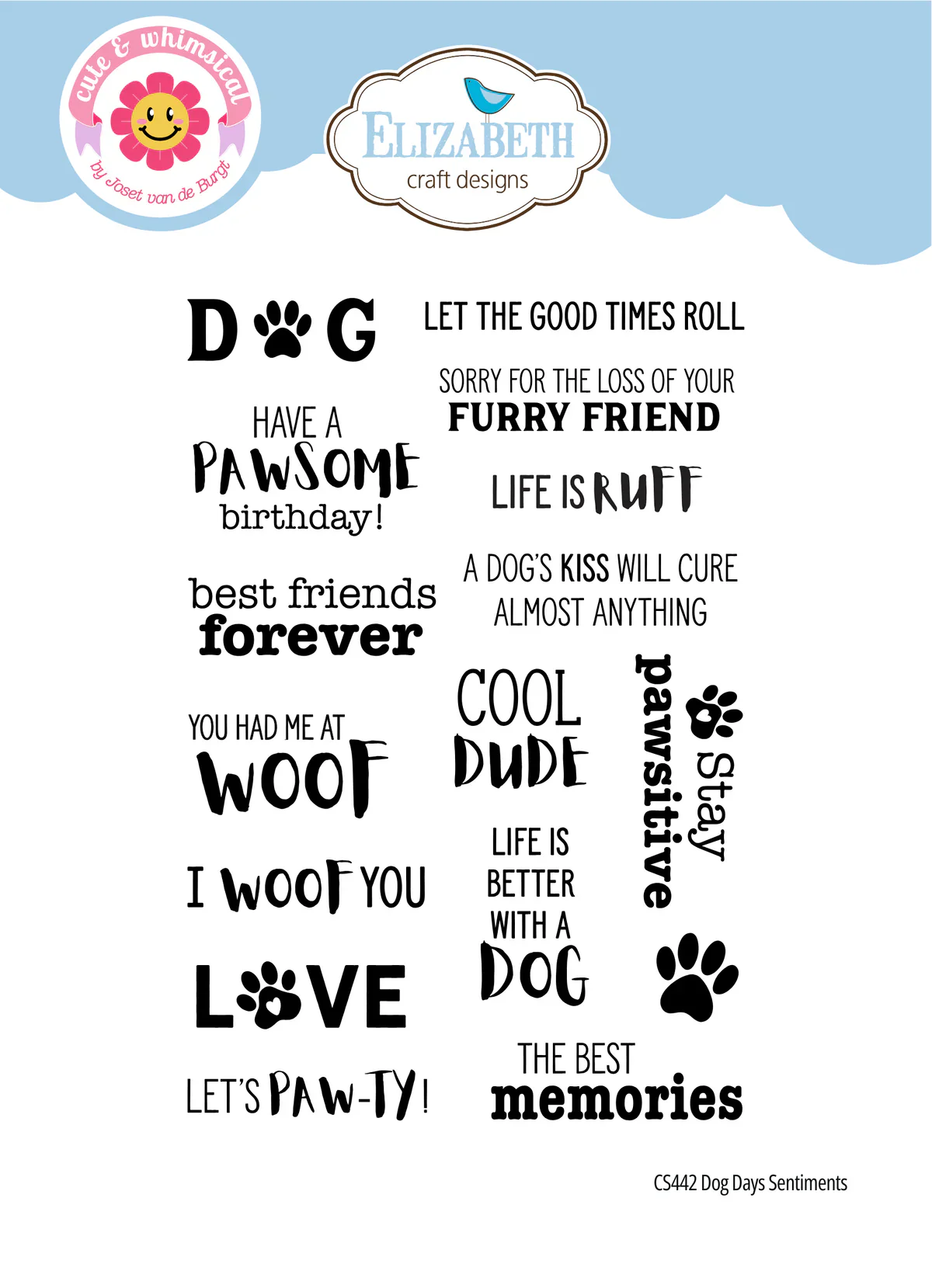 BUY IT ALL: Elizabeth Craft Designs Dog Days Collection - Image 10