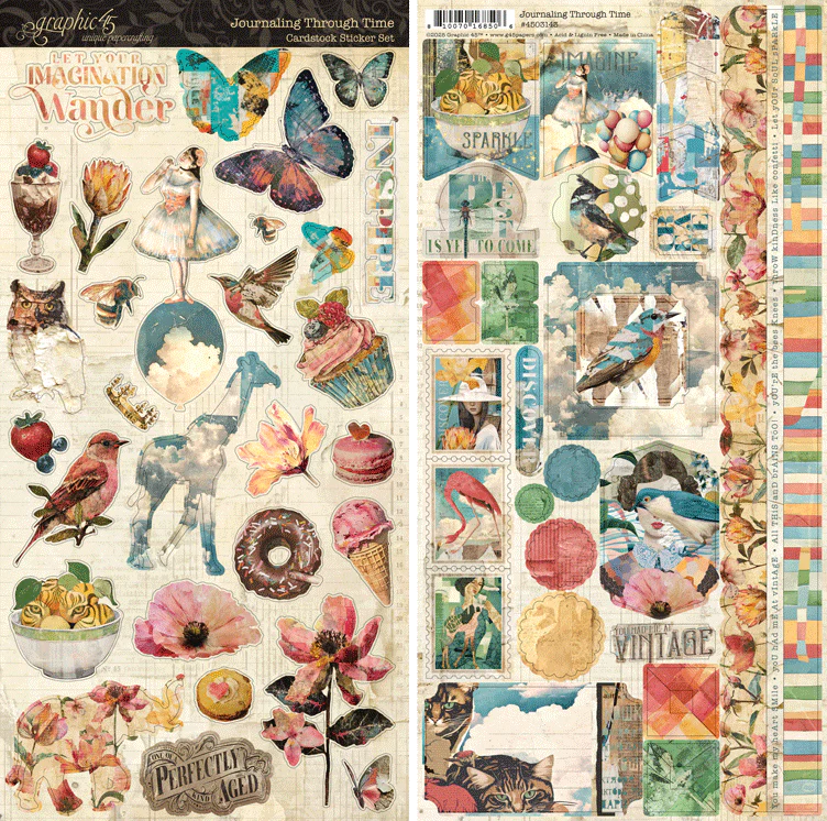 BUY IT ALL: Graphic 45 Journaling Through Time Collection - Image 7