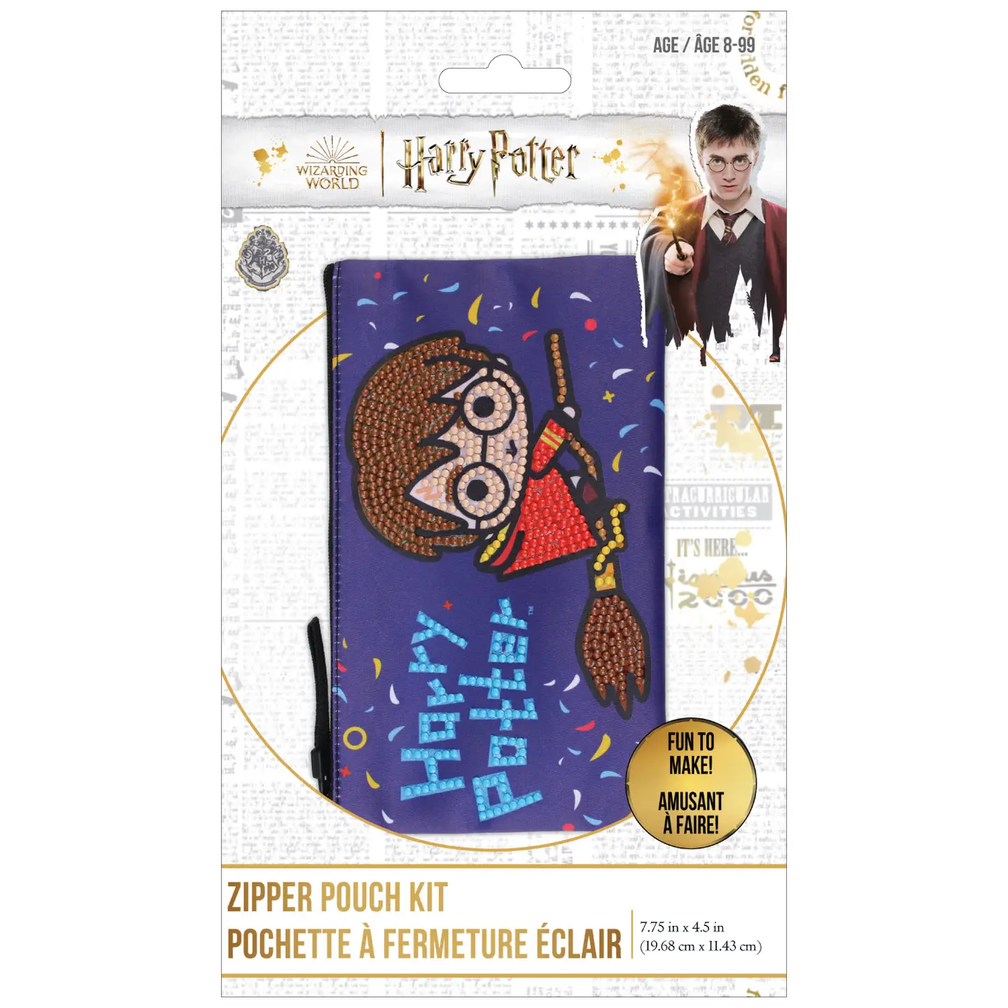 Camelot Dots Wizarding World Harry Potter Zipper Pouch - Image 3