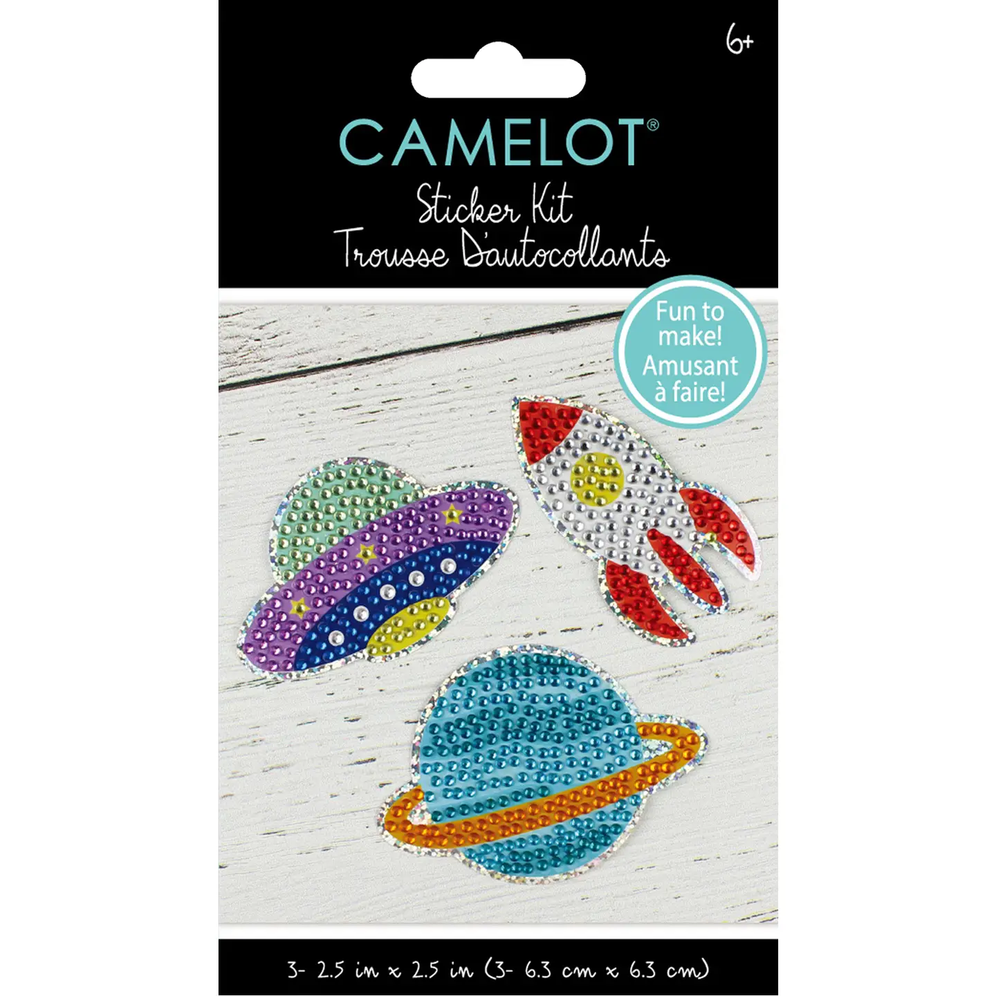 Camelot Dotz Outer Space Diamond Painting Sticker Kit - Image 2