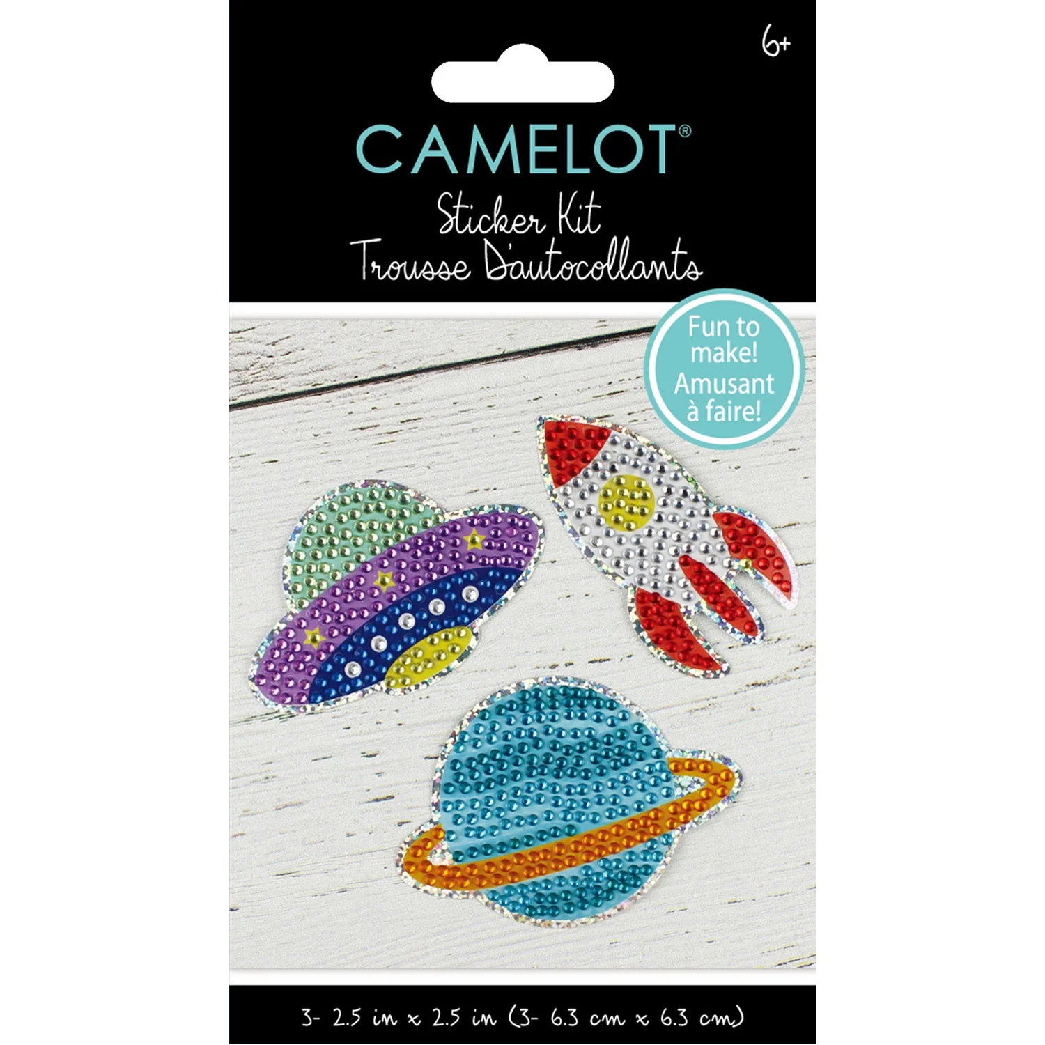 Camelot Dotz Outer Space Diamond Painting Sticker Kit - Image 5