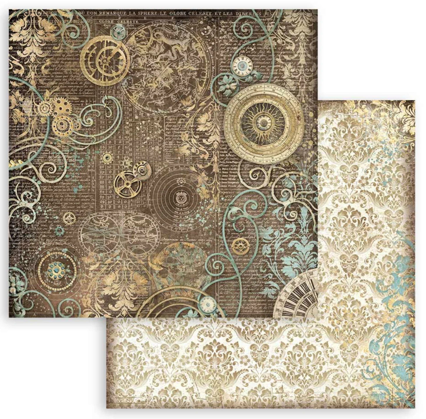 Stamperia 12x12 Sir Vagabond in Fantasy World Backgrounds Paper Pad - Image 5