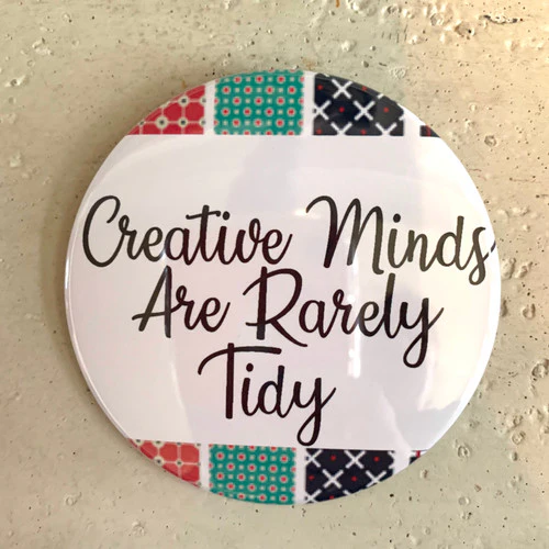“Creative Minds” Pin-Back Button - Image 3
