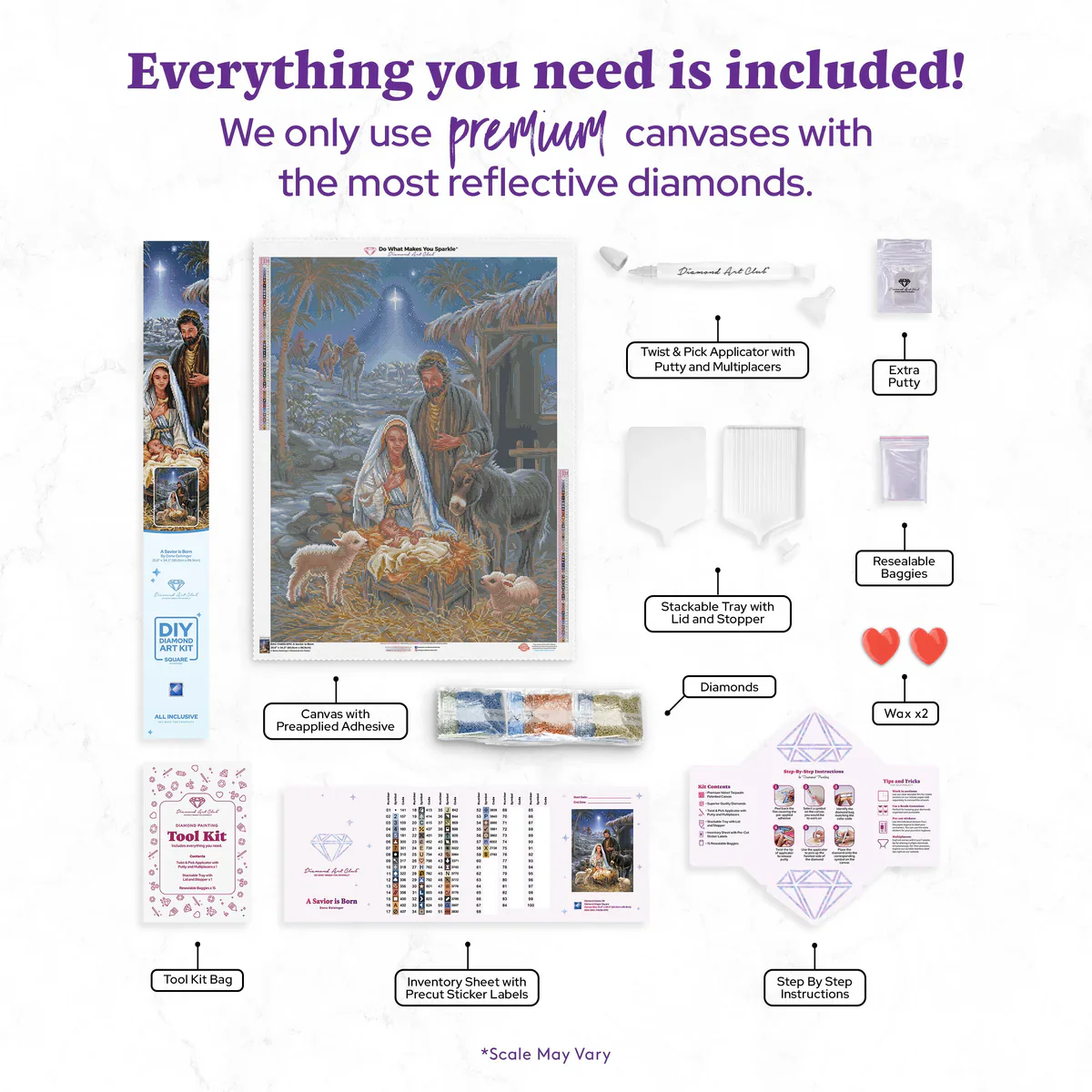 Diamond Art Club A Savior is Born - Image 3