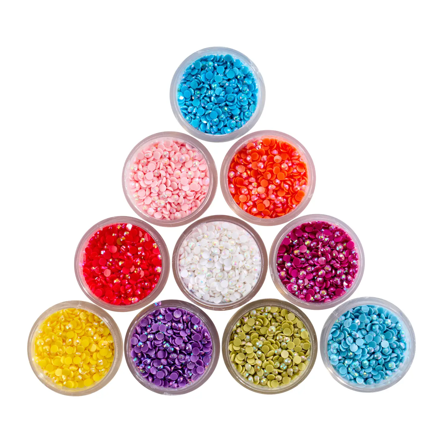 Diamond Art Club Bling Diamonds - Aurora Borealis Rainbow Round (Set of 10) - Image 5
