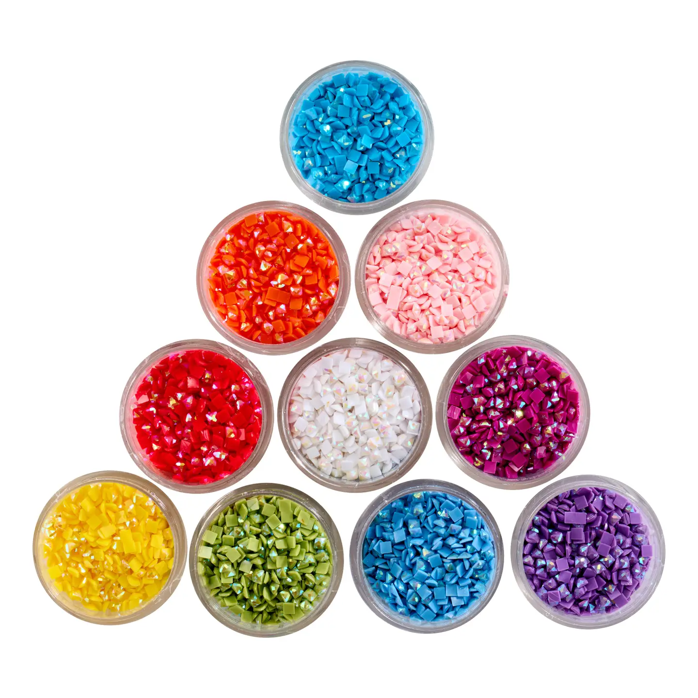 Diamond Art Club Bling Diamonds - Aurora Borealis Rainbow Square (Set of 10) - Image 4