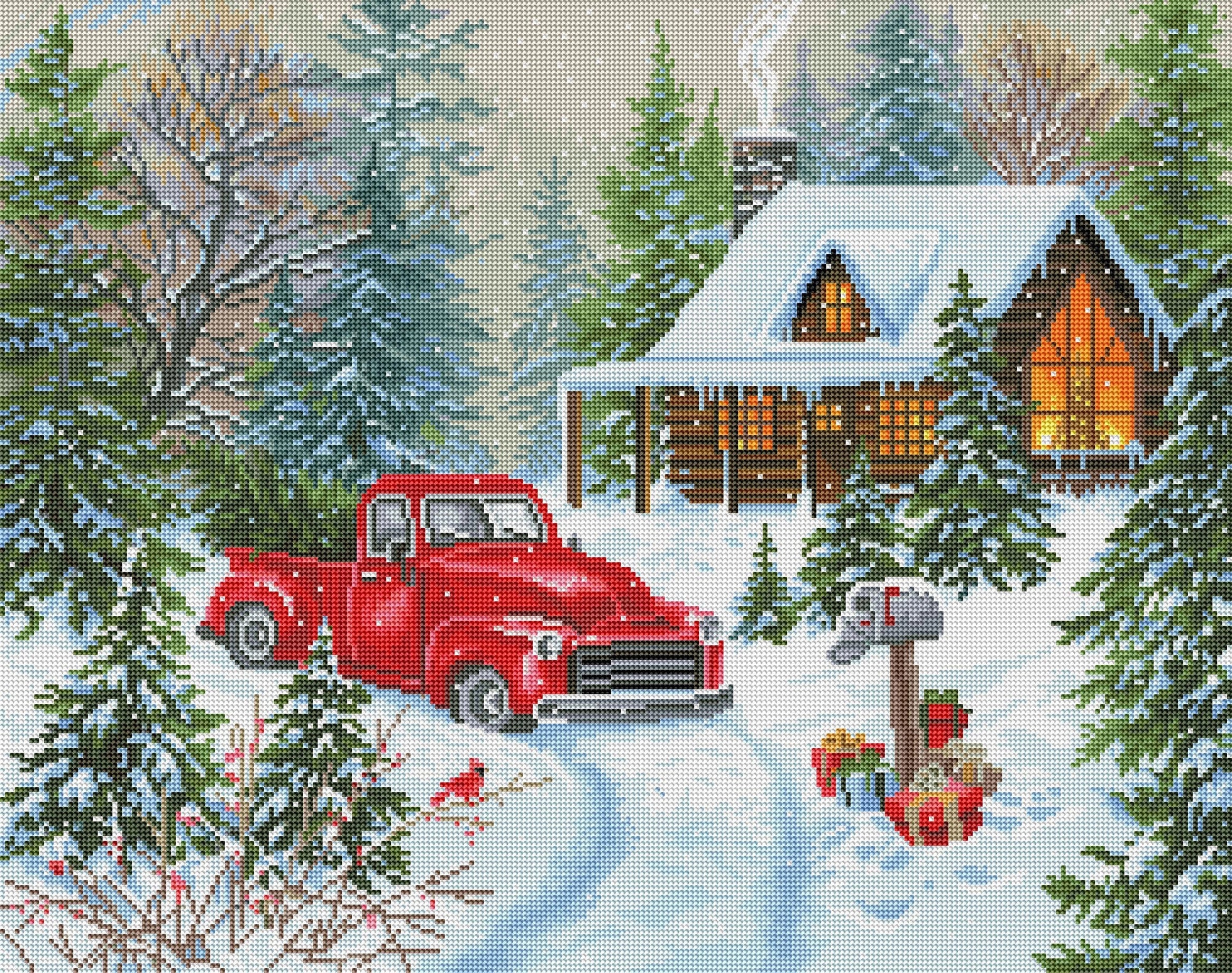 Diamond Art Club Christmas Tree Cabin - Image 2