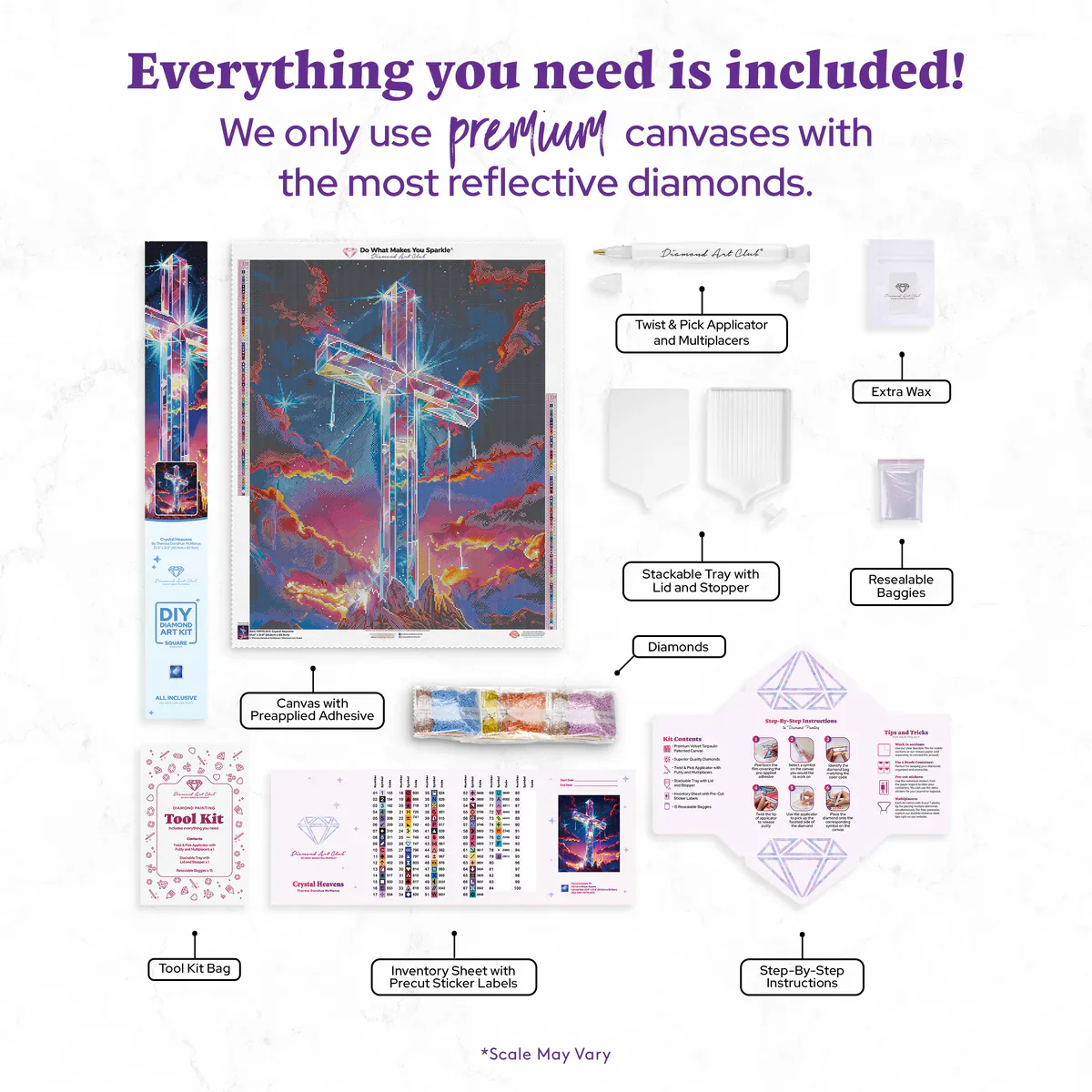 Diamond Art Club SQUARES Crystal Heavens - Image 3