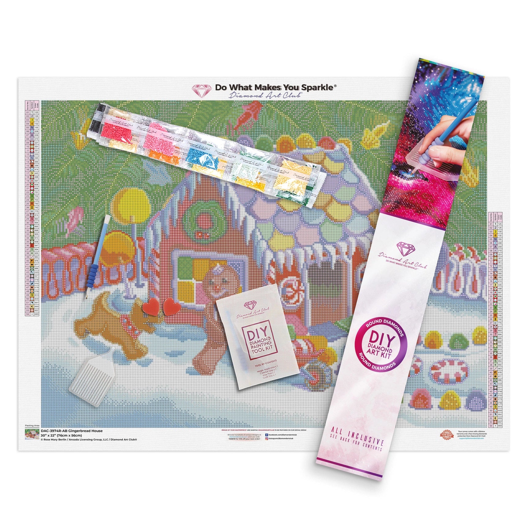 Diamond Art Club Gingerbread House - Image 3