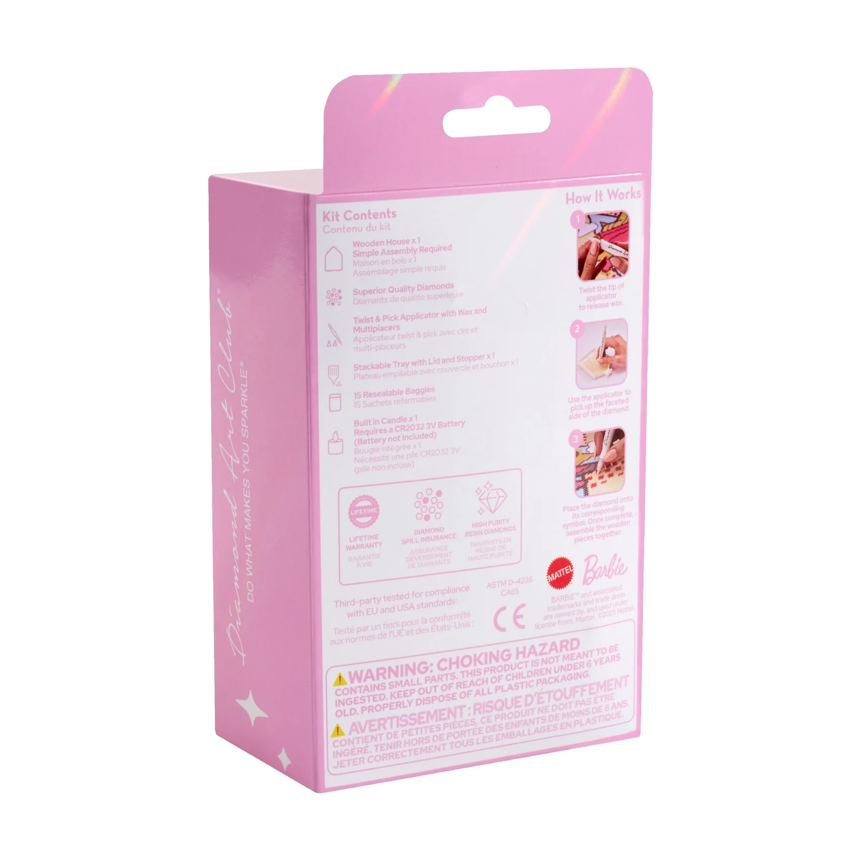 Diamond Art Club LED 3D Gem House - Barbie’s™ Villa - Image 14