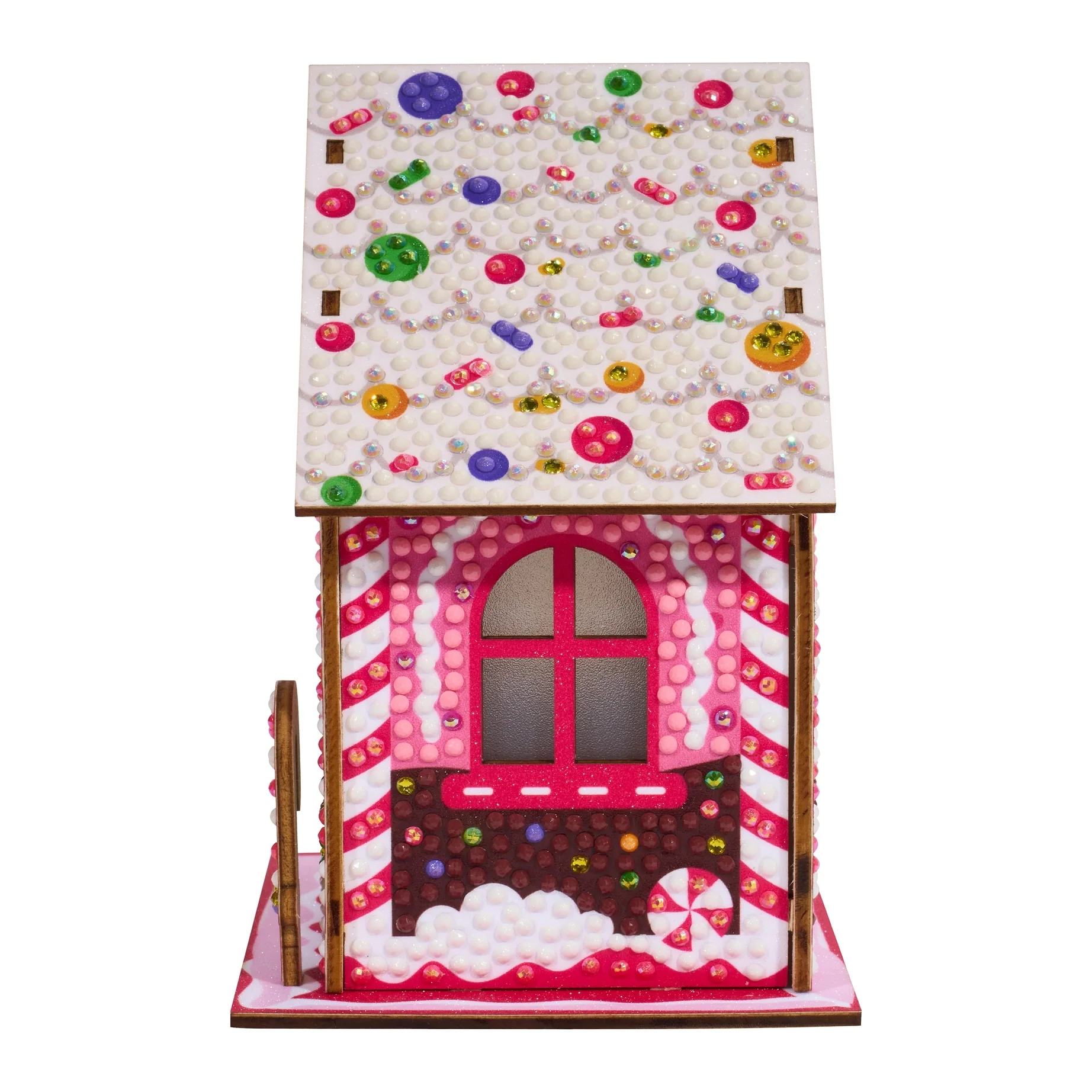 Diamond Art Club LED 3D Gem House - Candy Cane - Image 10
