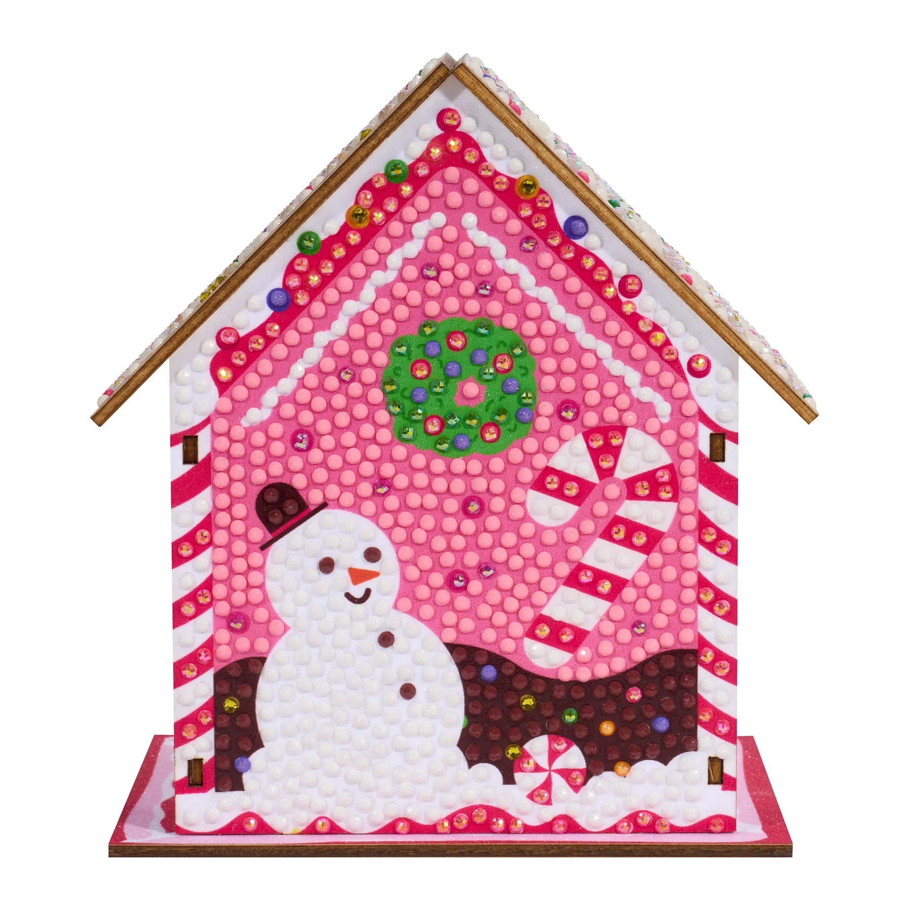 Diamond Art Club LED 3D Gem House - Candy Cane - Image 4