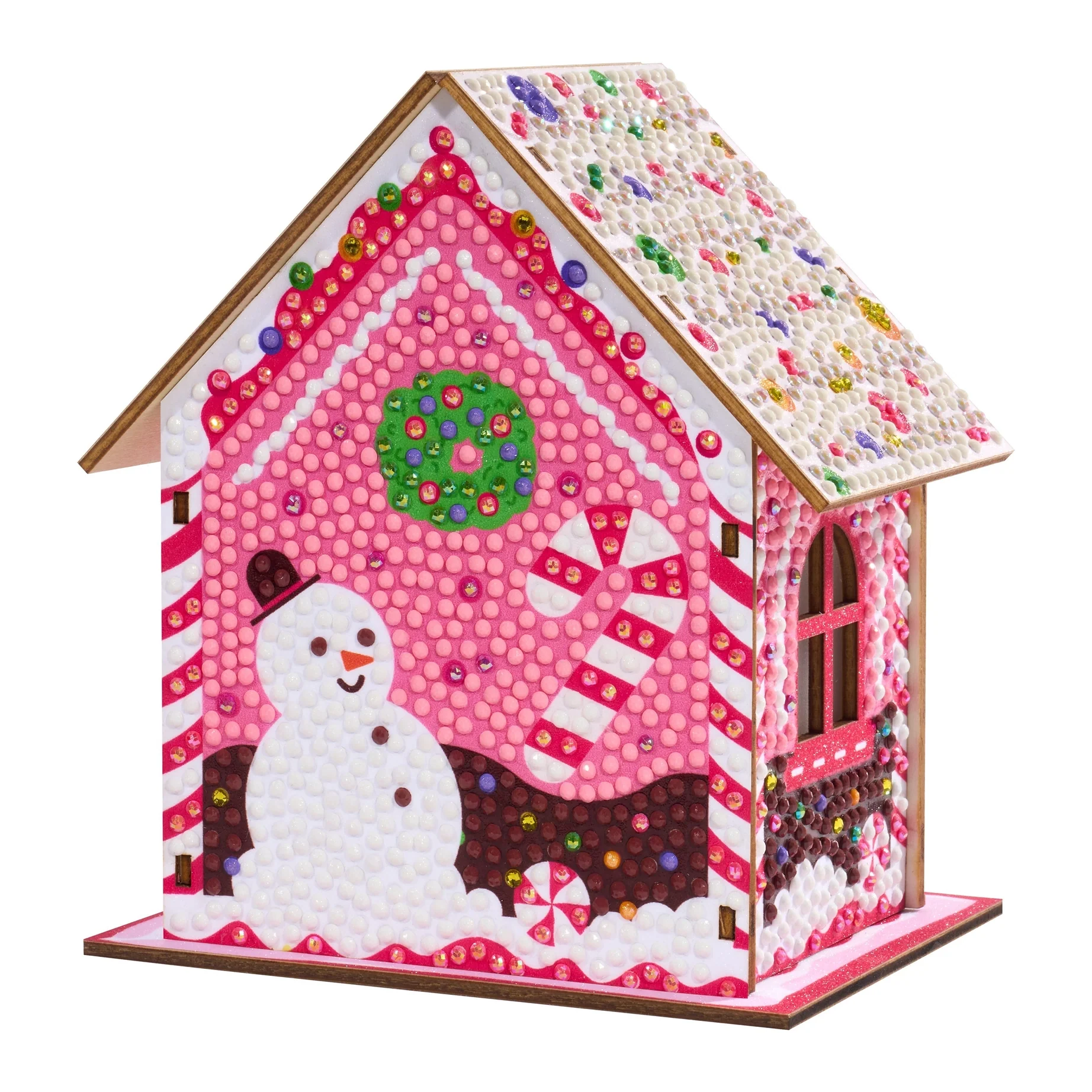 Diamond Art Club LED 3D Gem House - Candy Cane - Image 5
