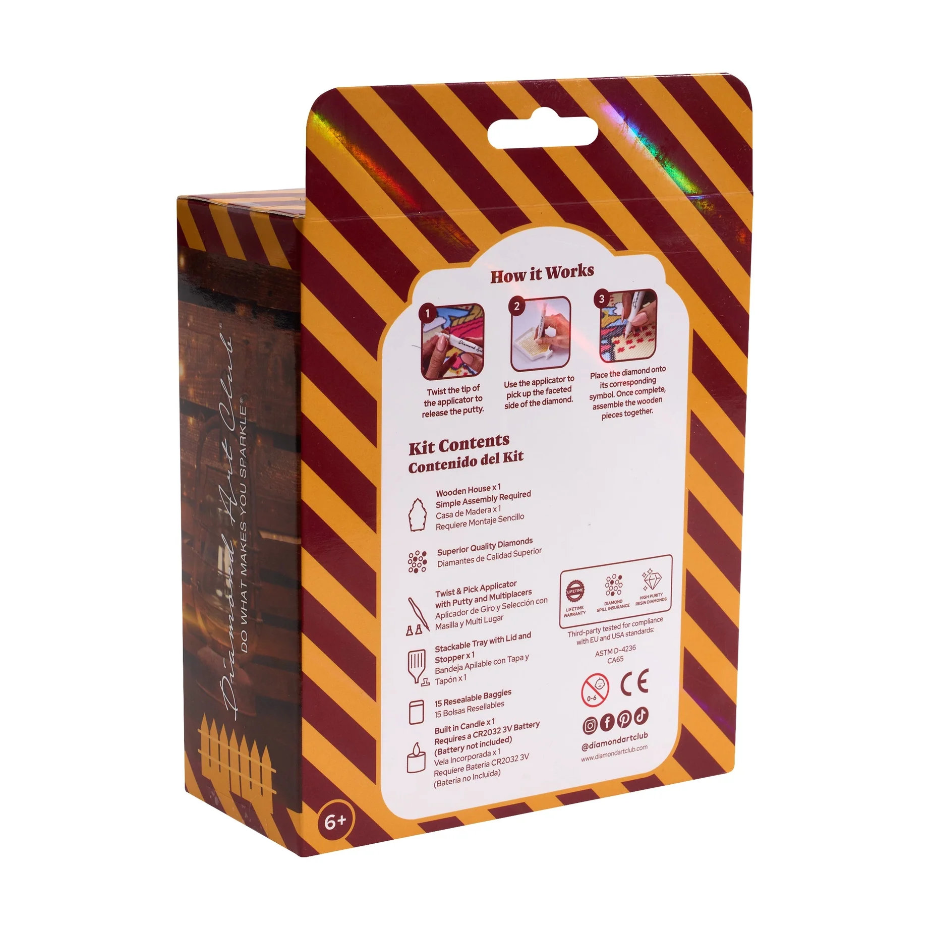 Diamond Art Club LED 3D Gem House - Farm House - Image 15