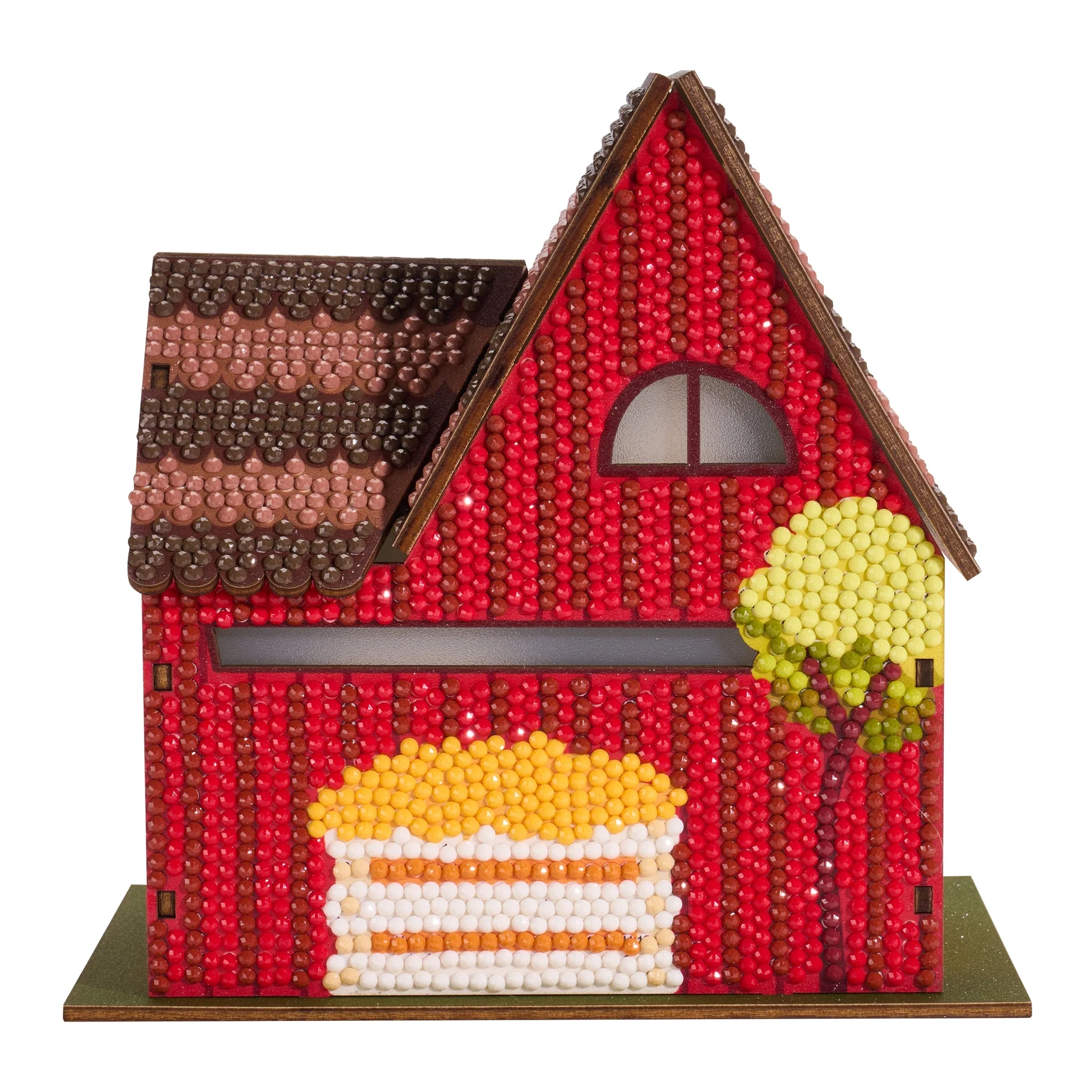 Diamond Art Club LED 3D Gem House - Farm House - Image 5