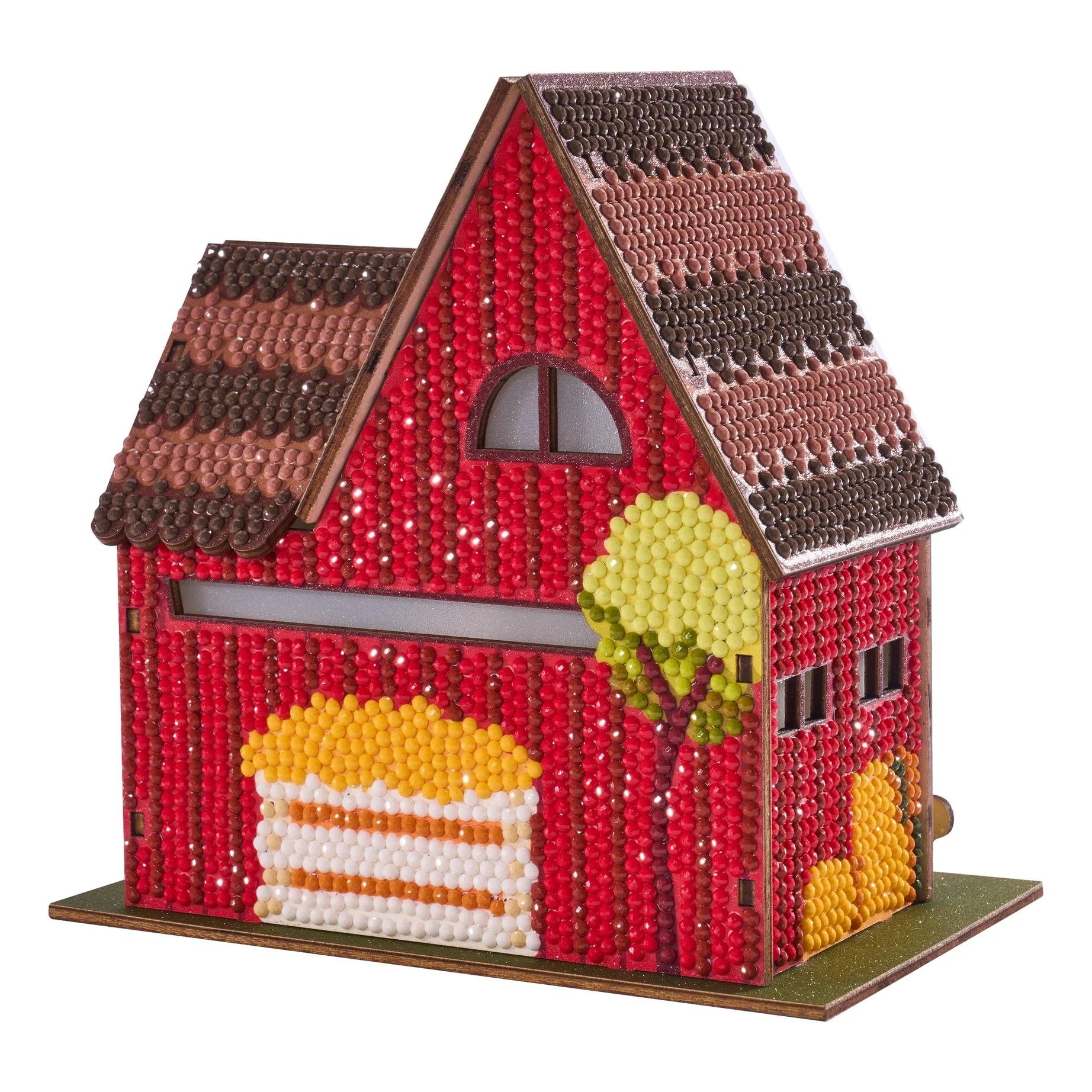 Diamond Art Club LED 3D Gem House - Farm House - Image 6