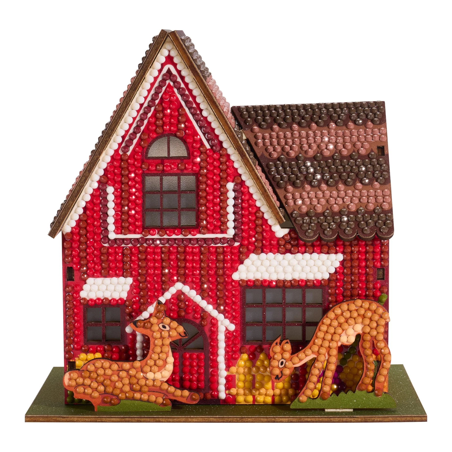 Diamond Art Club LED 3D Gem House - Farm House - Image 9