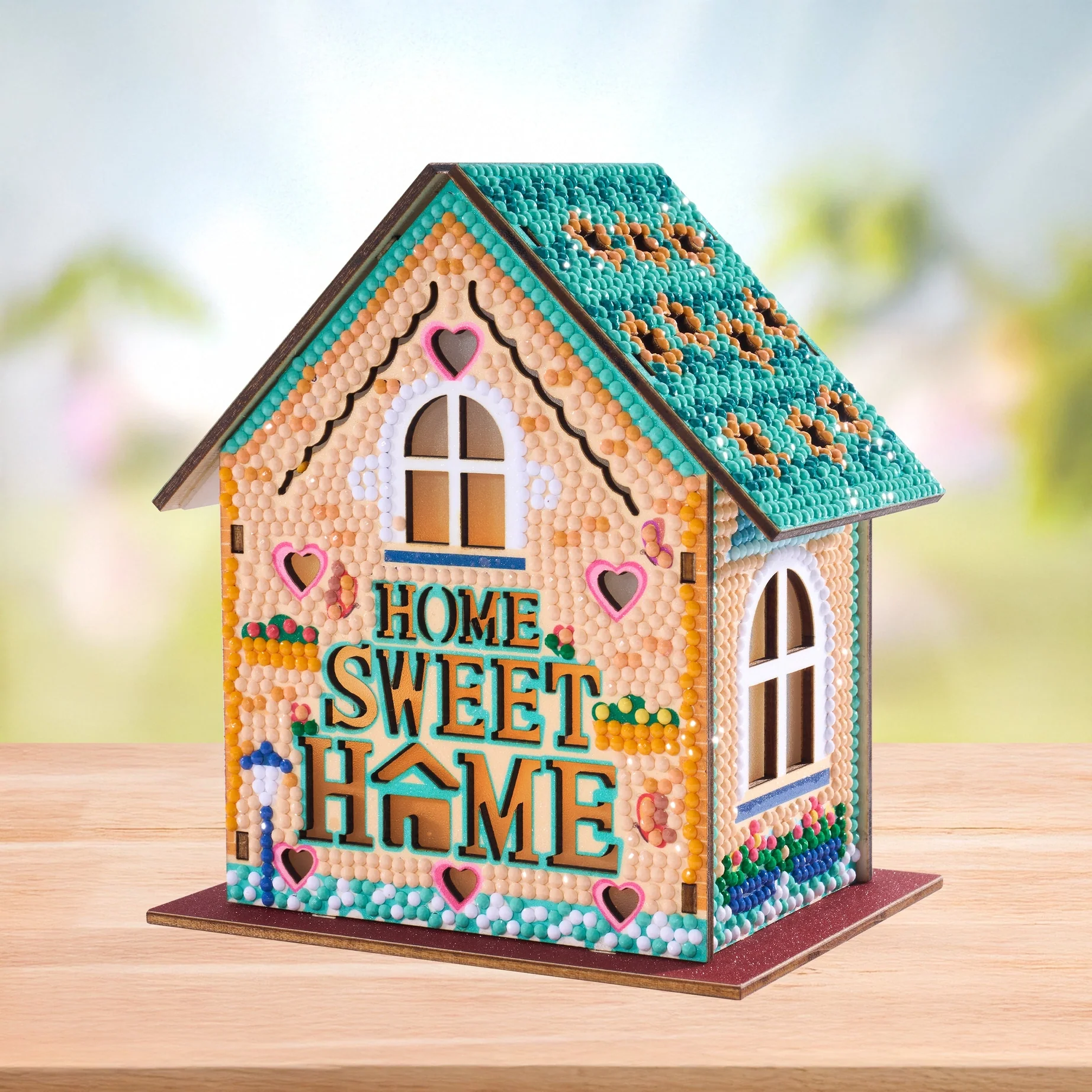 Diamond Art Club LED 3D Gem House - Home Sweet Home