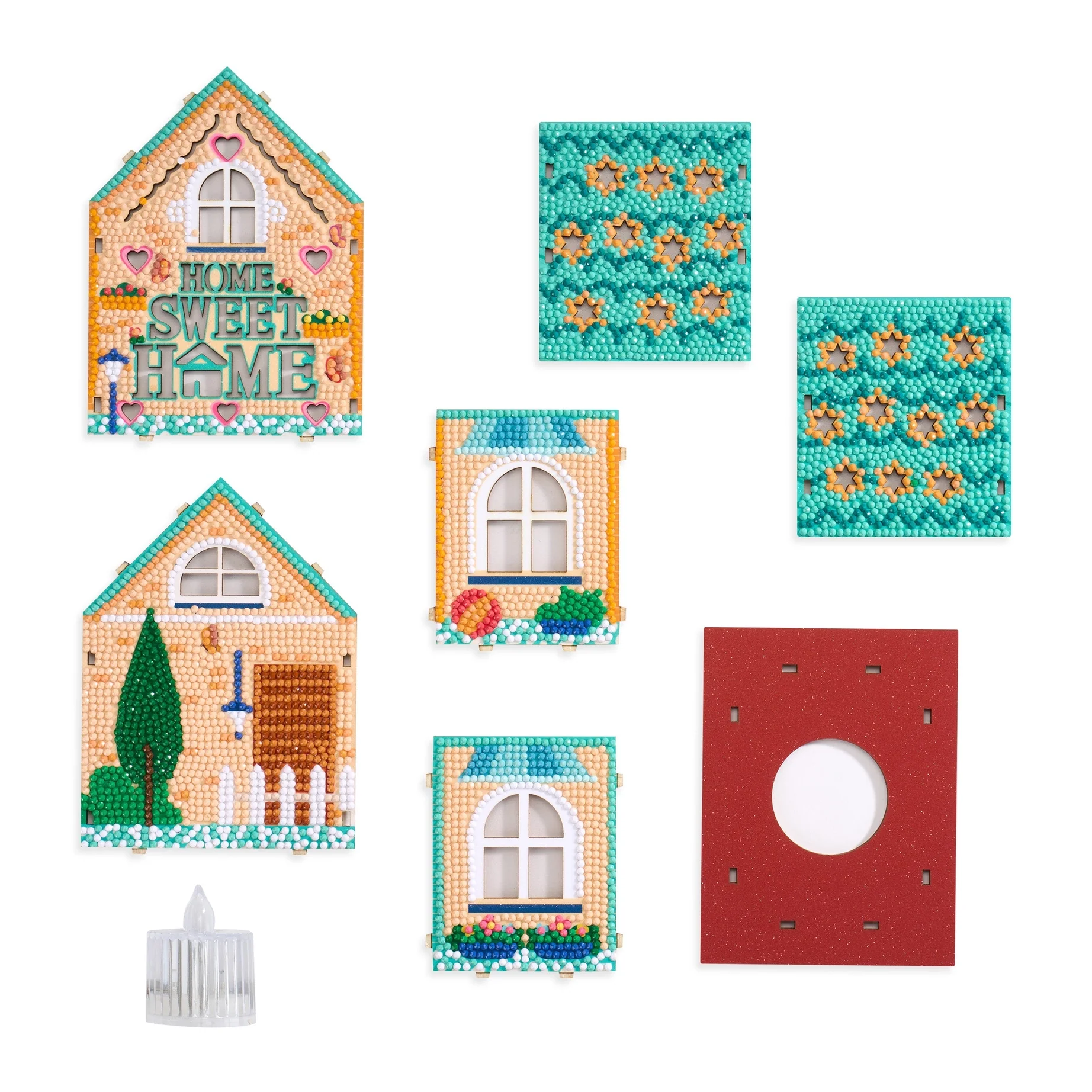 Diamond Art Club LED 3D Gem House - Home Sweet Home - Image 12