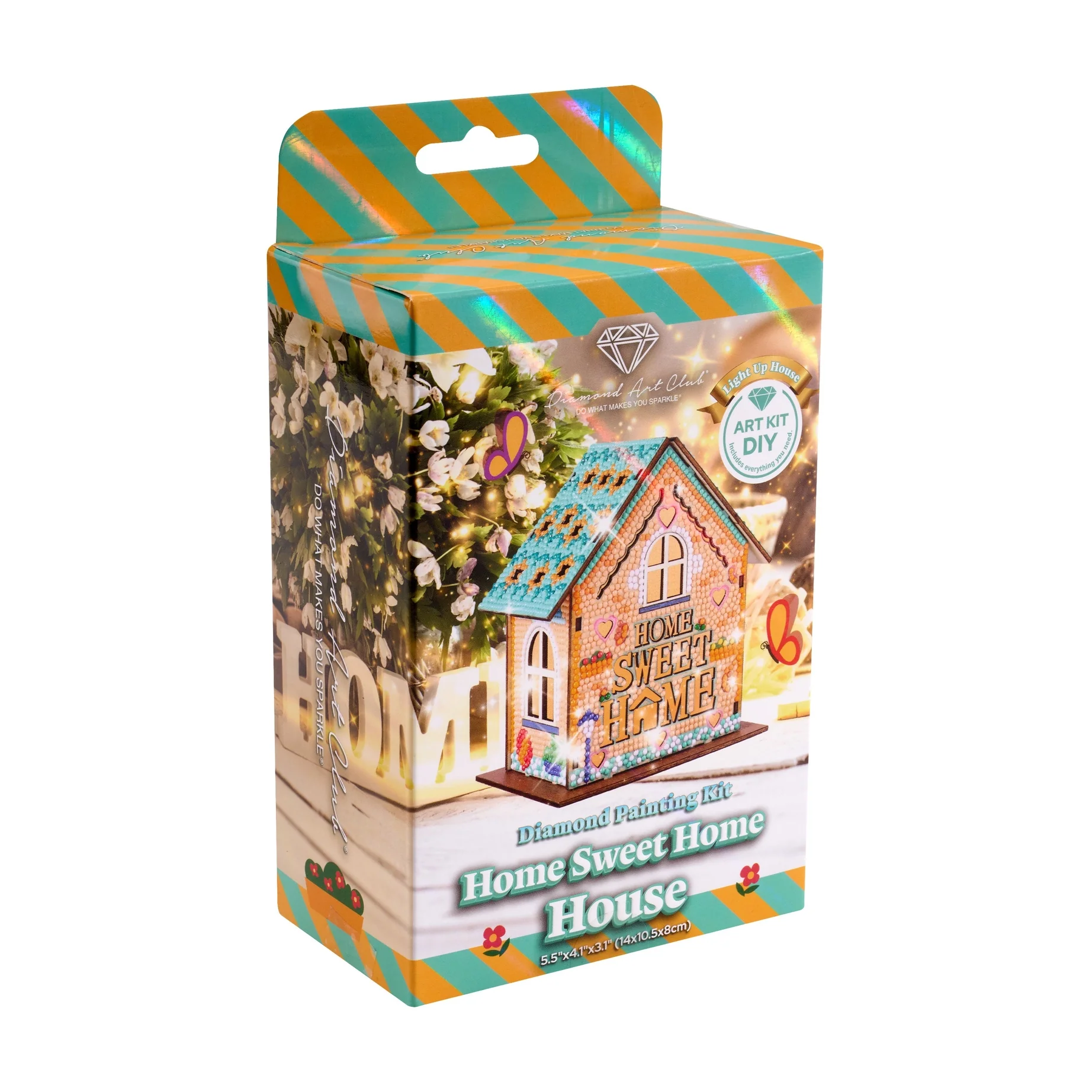 Diamond Art Club LED 3D Gem House - Home Sweet Home - Image 13