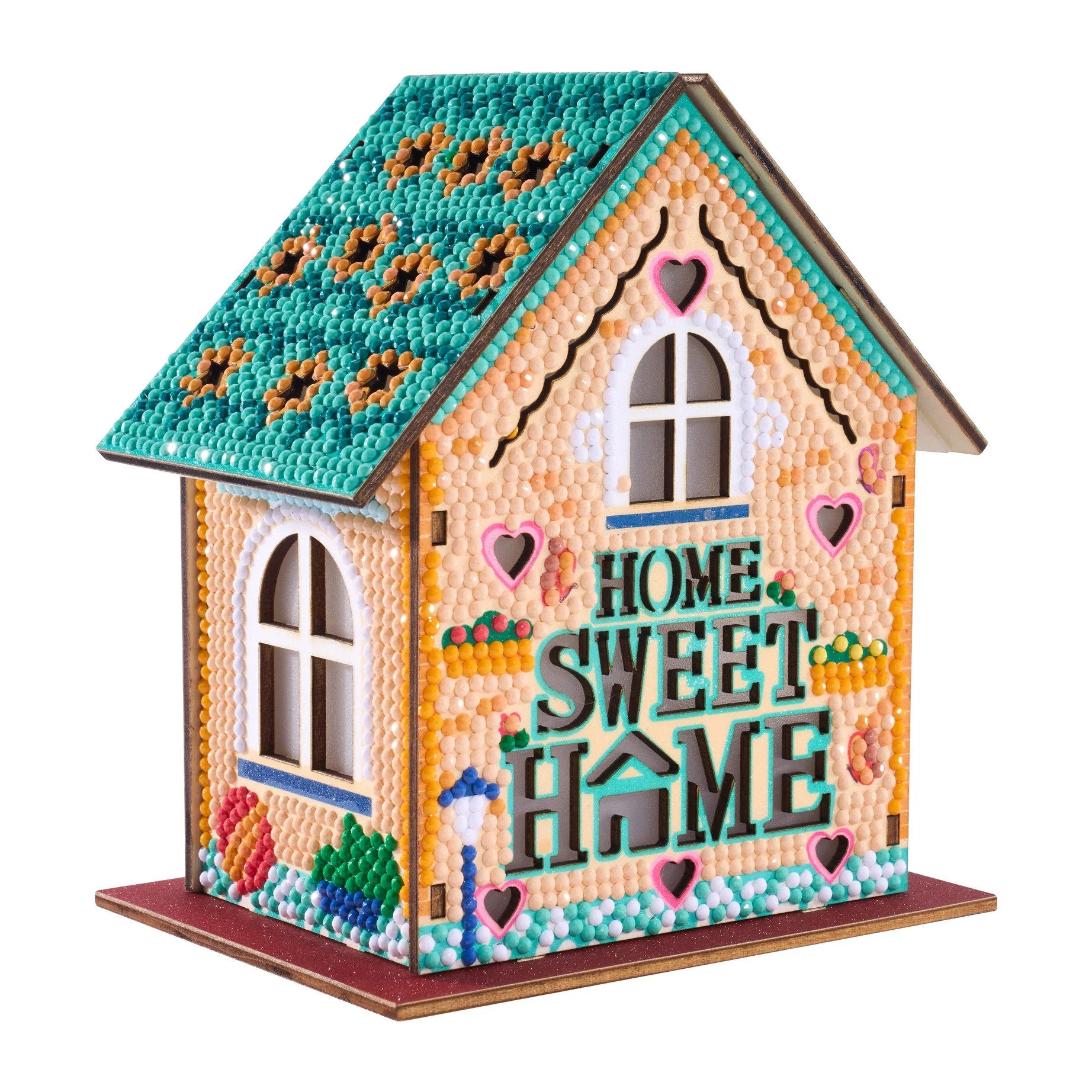 Diamond Art Club LED 3D Gem House - Home Sweet Home - Image 3