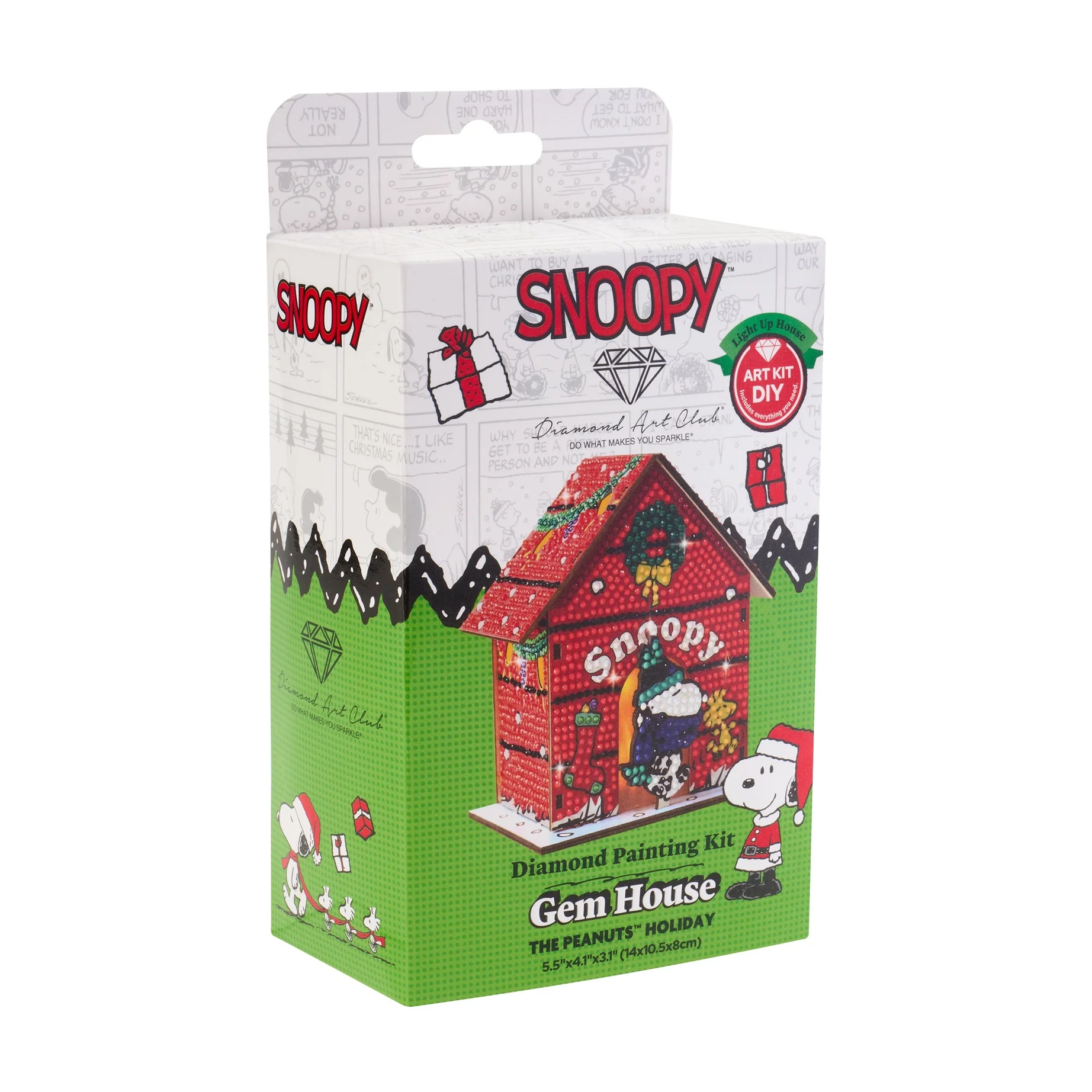 Diamond Art Club LED 3D Gem House - The Peanuts™ Holiday - Image 13