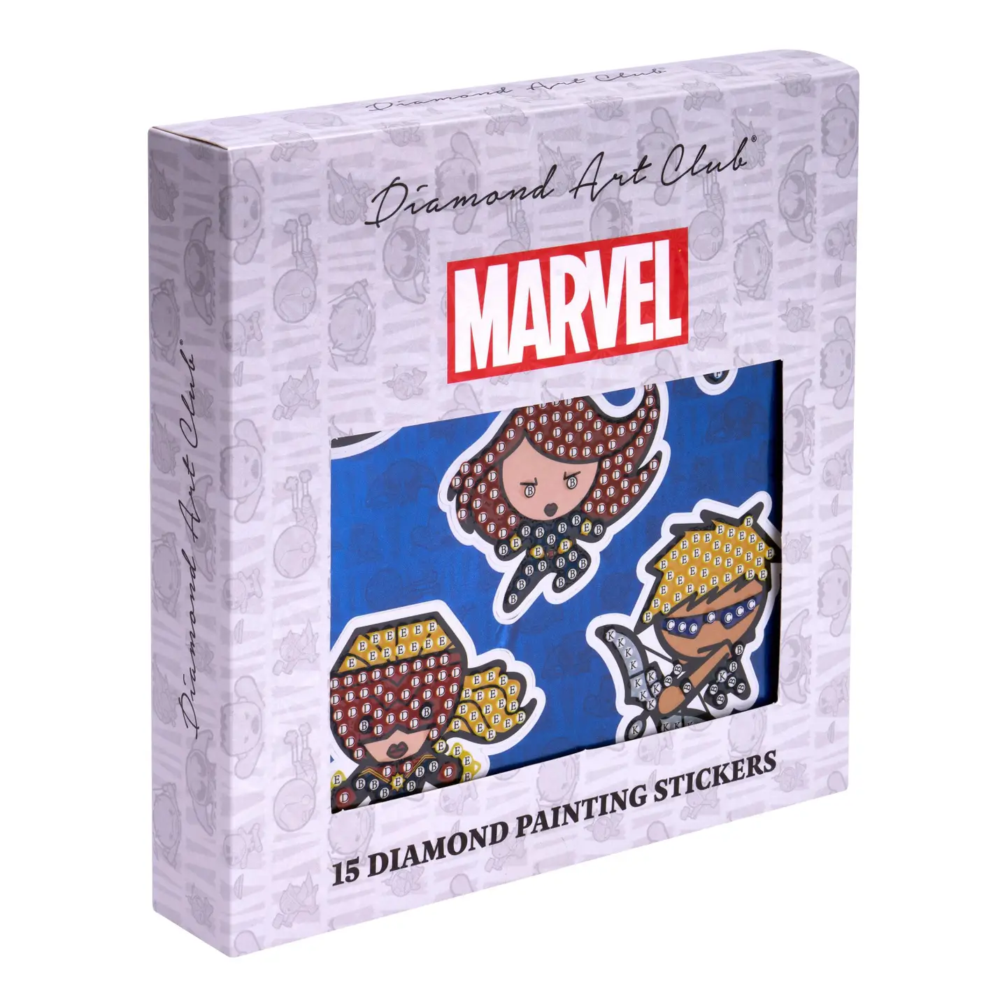 Diamond Art Club Marvel™ Superheroes Diamond Painting Stickers (15 pack) - Image 4