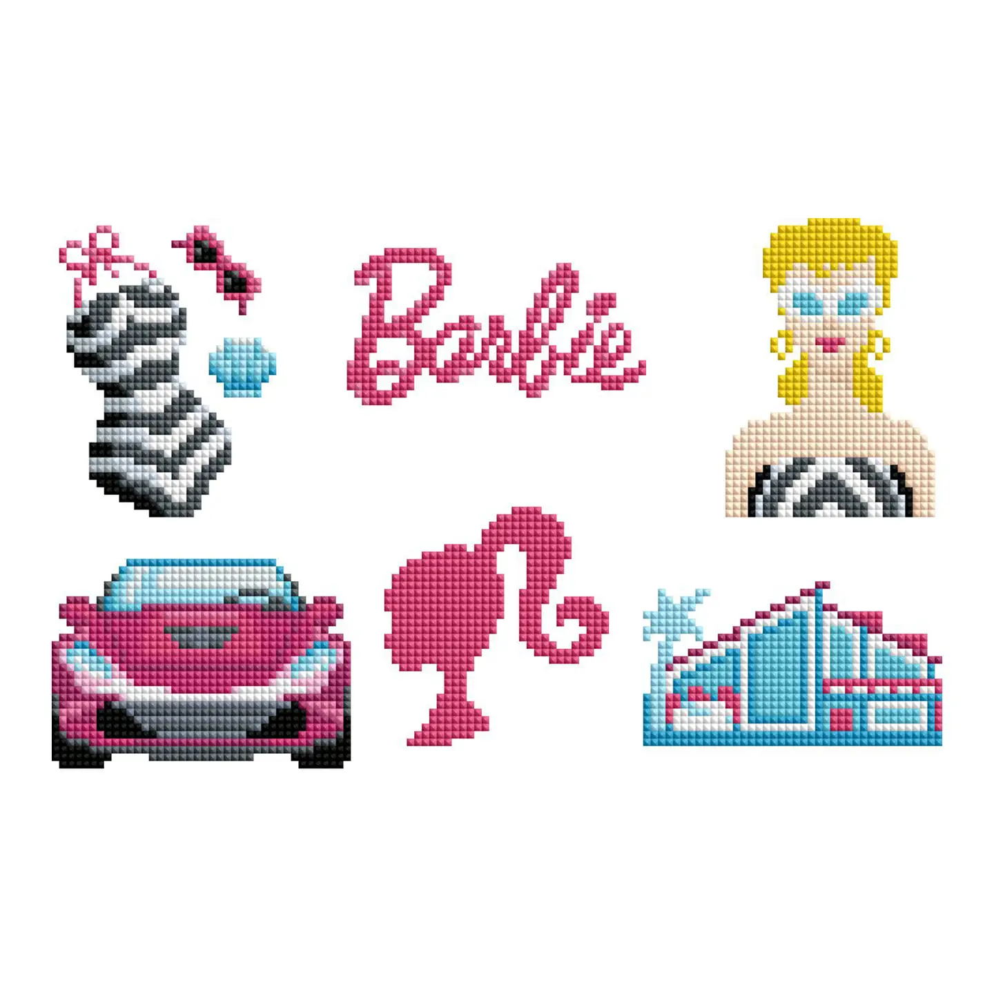 Diamond Art Club Mini Dazzles™ - Barbie™ (6 Pk)