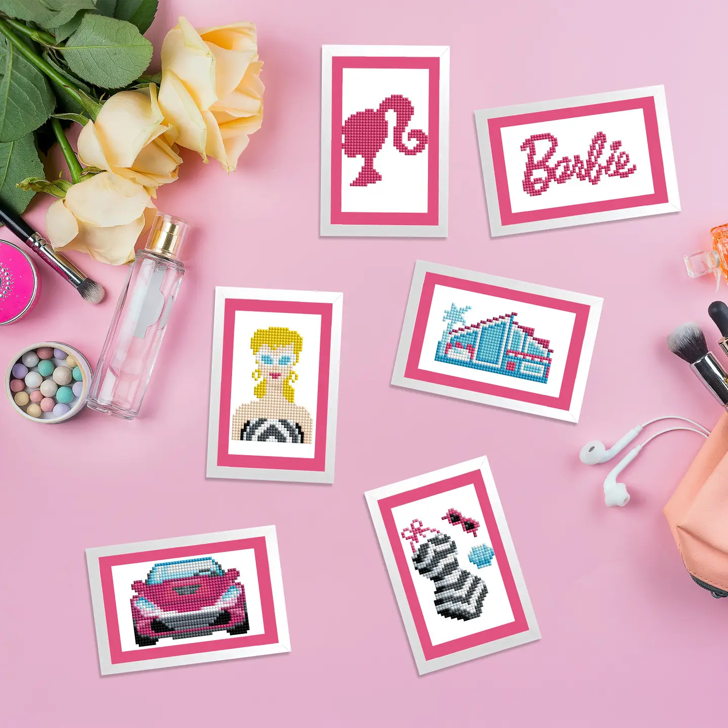 Diamond Art Club Mini Dazzles™ - Barbie™ (6 Pk) - Image 2