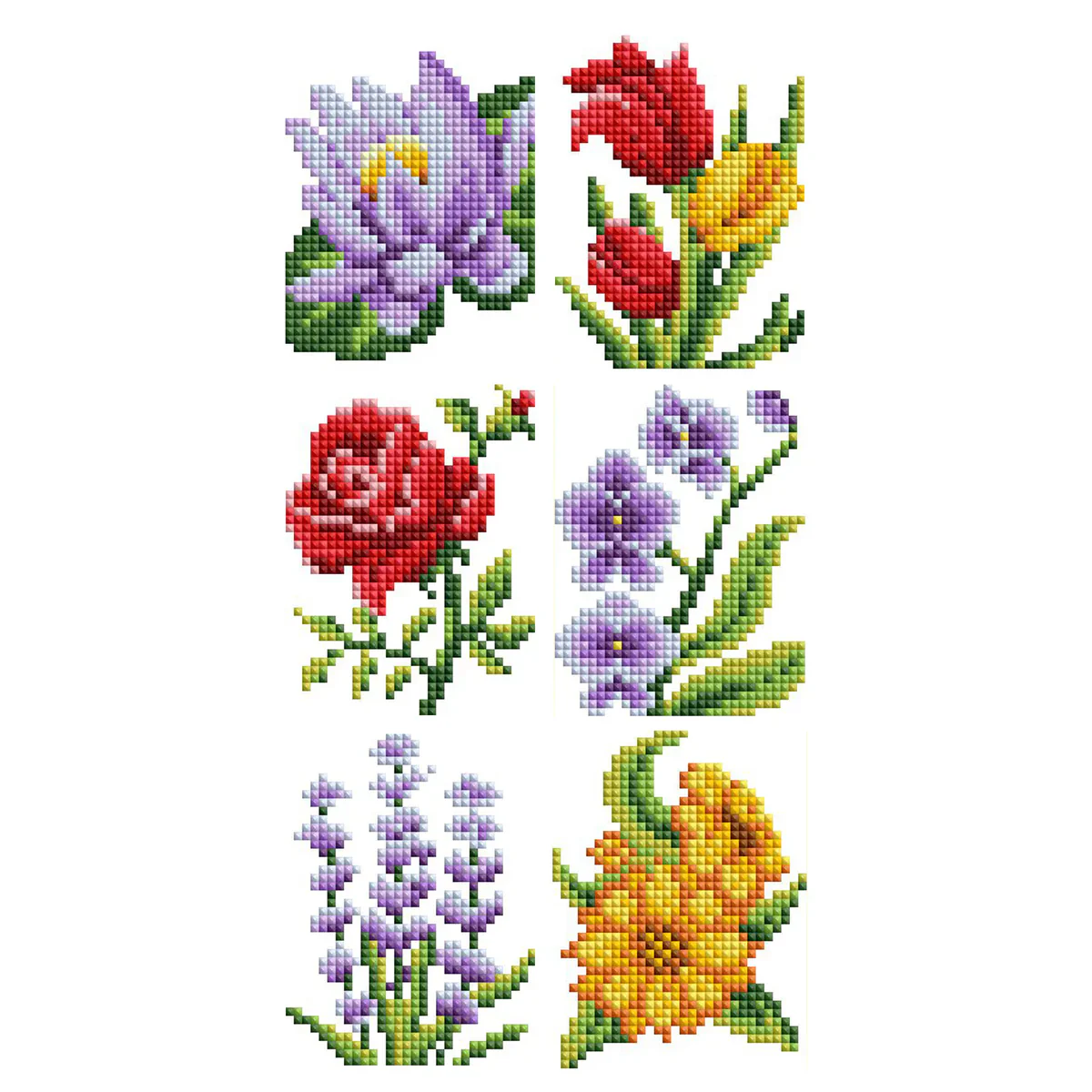 Diamond Art Club Mini Dazzles™ - Classic Flowers (6 Pk) - Image 2