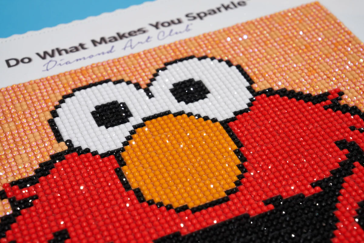 Diamond Art Club Sesame Street Elmo Portrait - Image 4