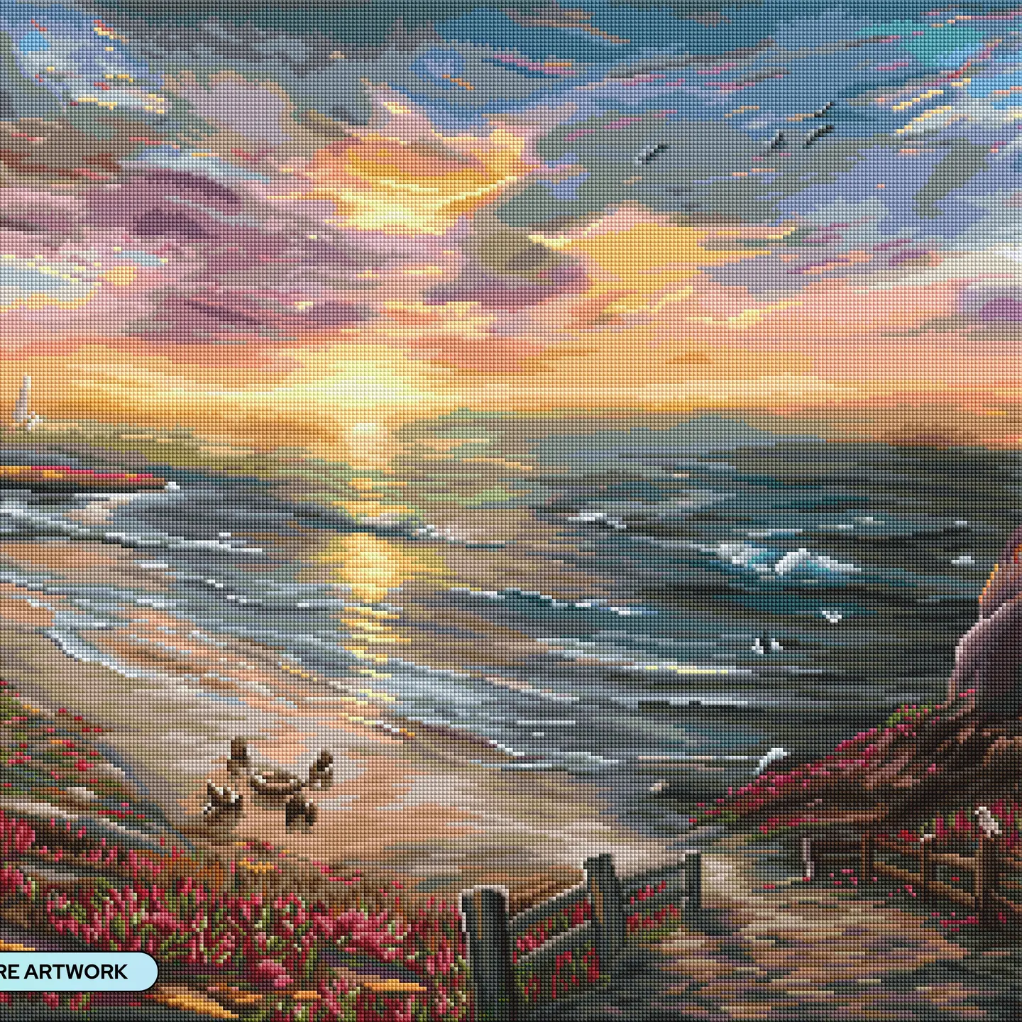Diamond Art Club SQUARES Beachside Gathering - Image 2