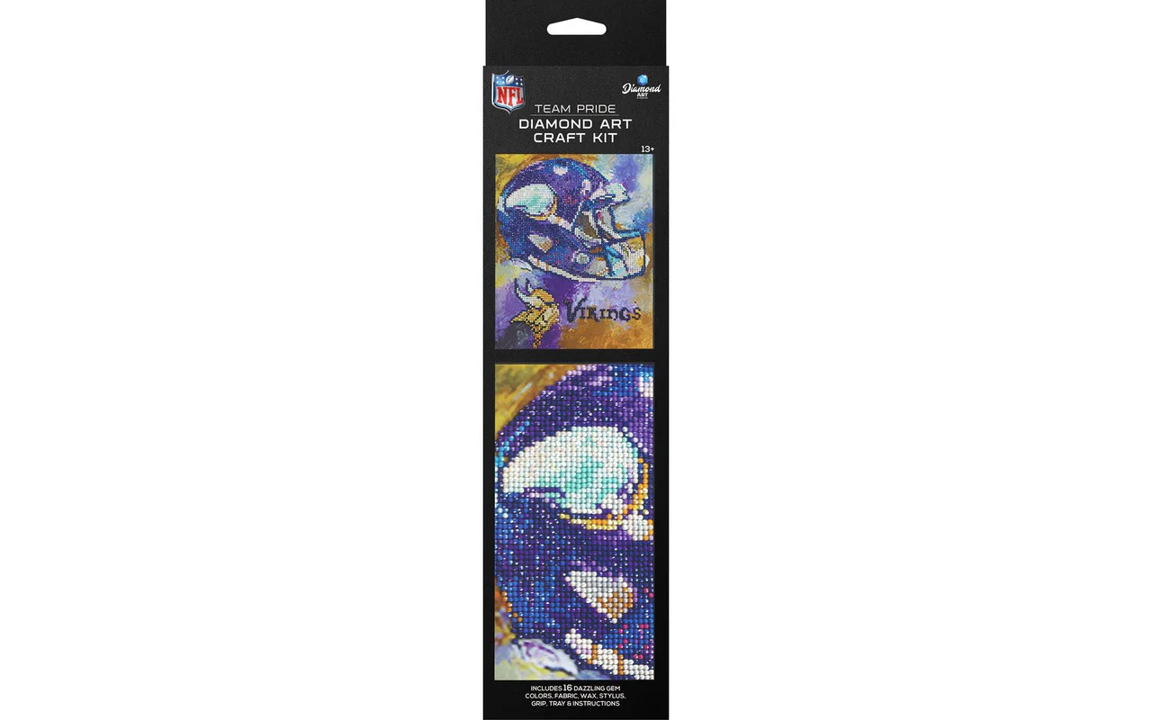 Diamond Art Diamond Dotz NFL Team Minnesota Vikings - Image 3